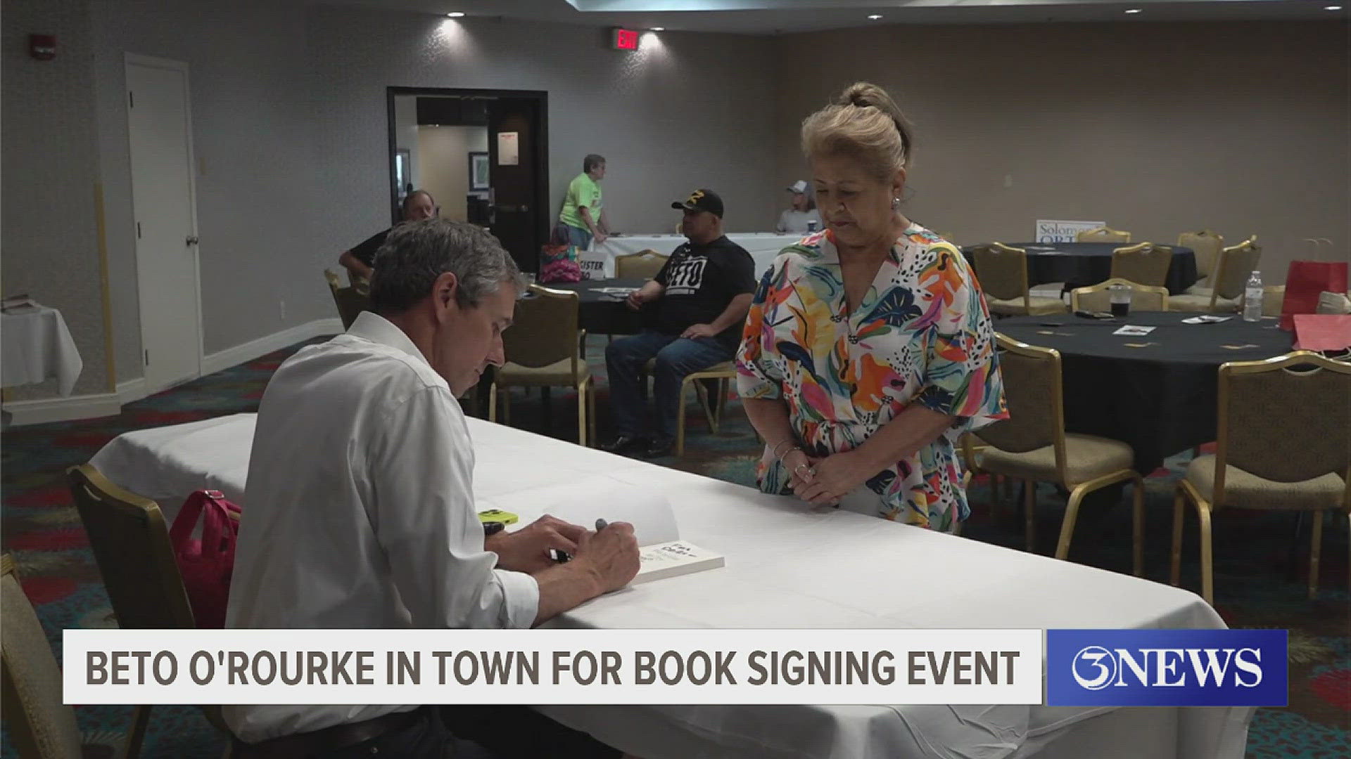 O'Rourke's book titled, "We've Got to Try," is about the history of voting rights and democracy in the state of Texas.