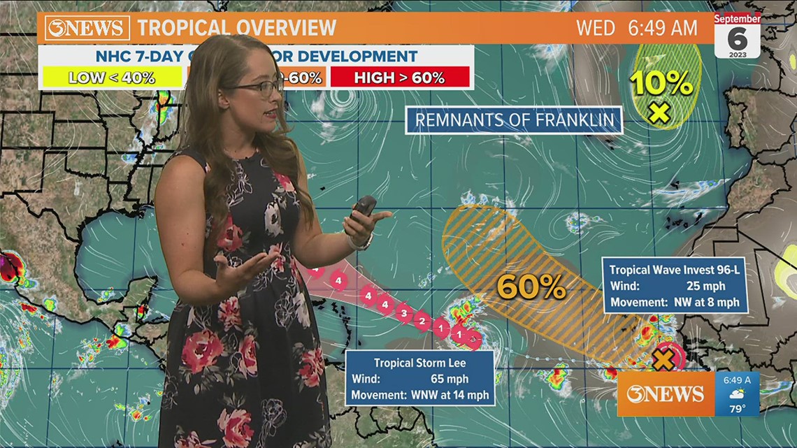Hurricane Lee to form today, strengthens quickly as it moves northwest. | kiiitv.com