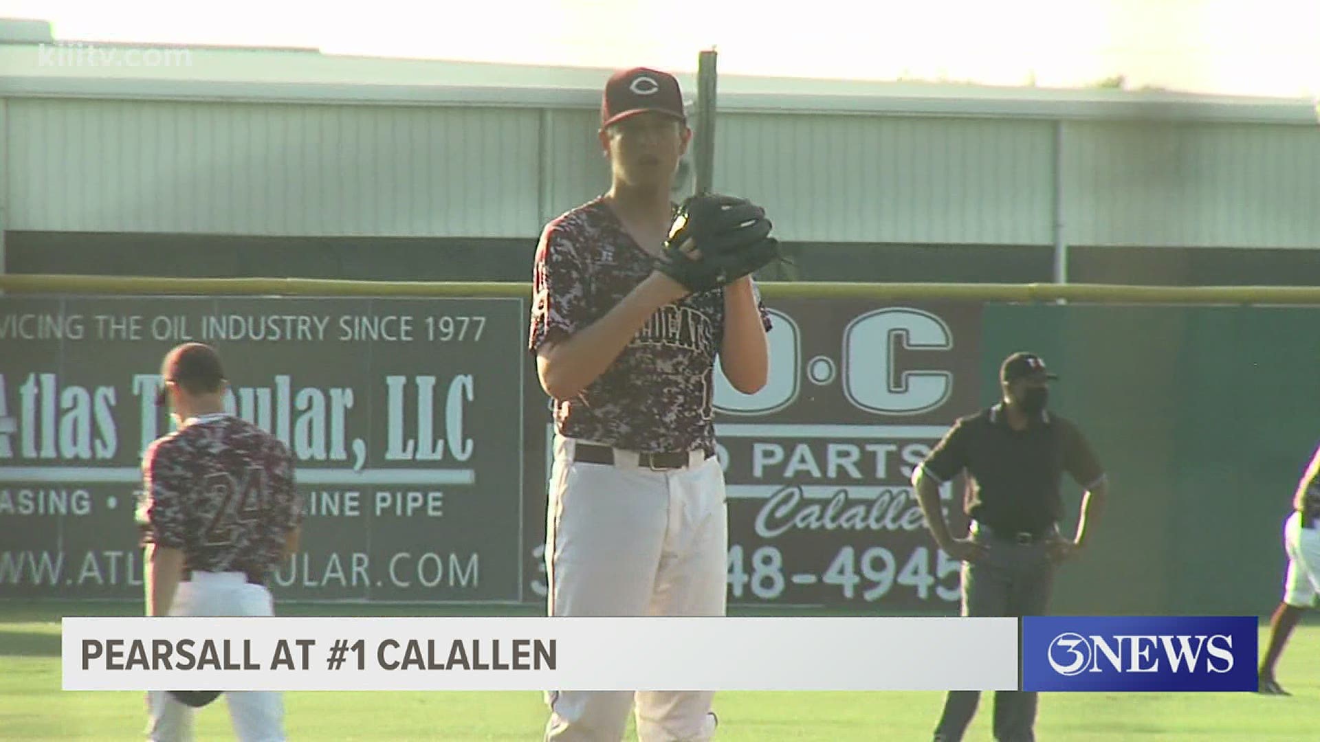 Justin Lamkin had a perfect game broken up in the fifth inning, but the 'Cats still were able to run-rule Pearsall 11-0 in five inning to advance to the third round.