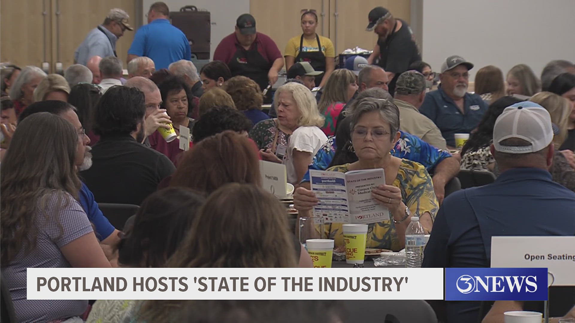 At the luncheon residents heard presentations from top leaders from Cheniere, Gulf Coast Growth Ventures and others.