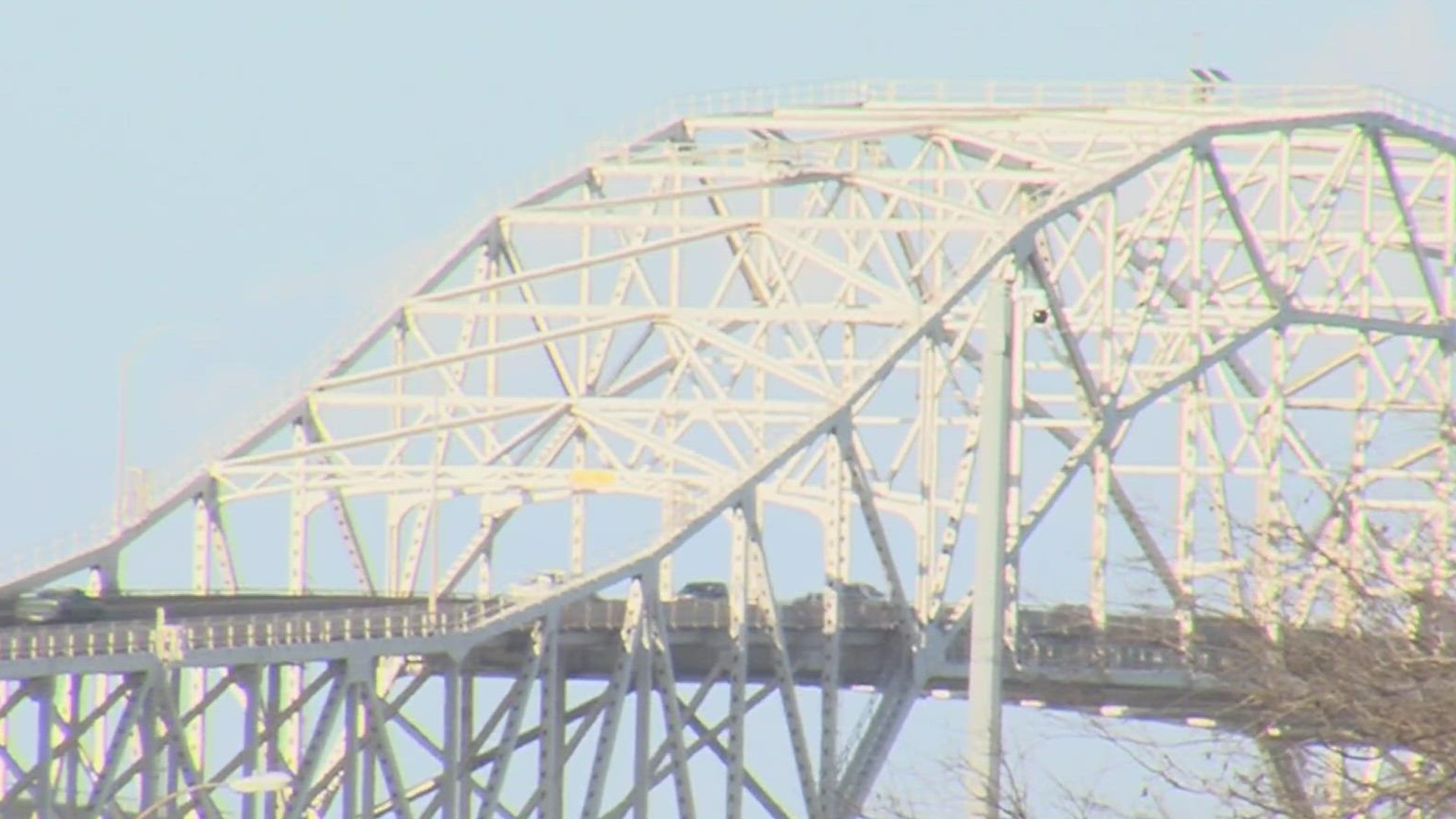 The operation will eventually require lane closures on the bridge but that is not expected to begin until March.