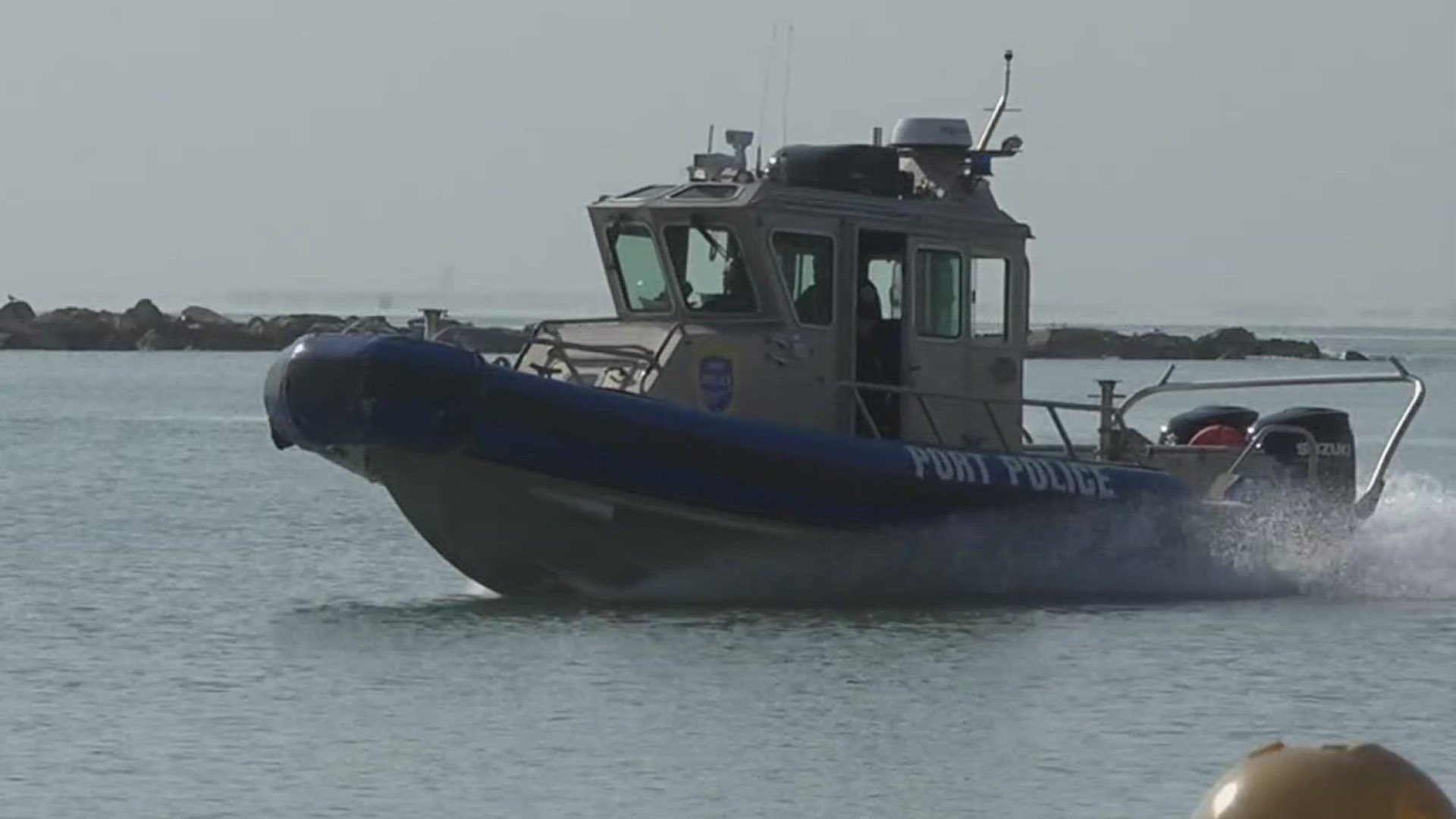 Friday's exercise simulated a passenger vessel colliding with a barge and the subsequent recovery effort for people who may have fallen in the water.