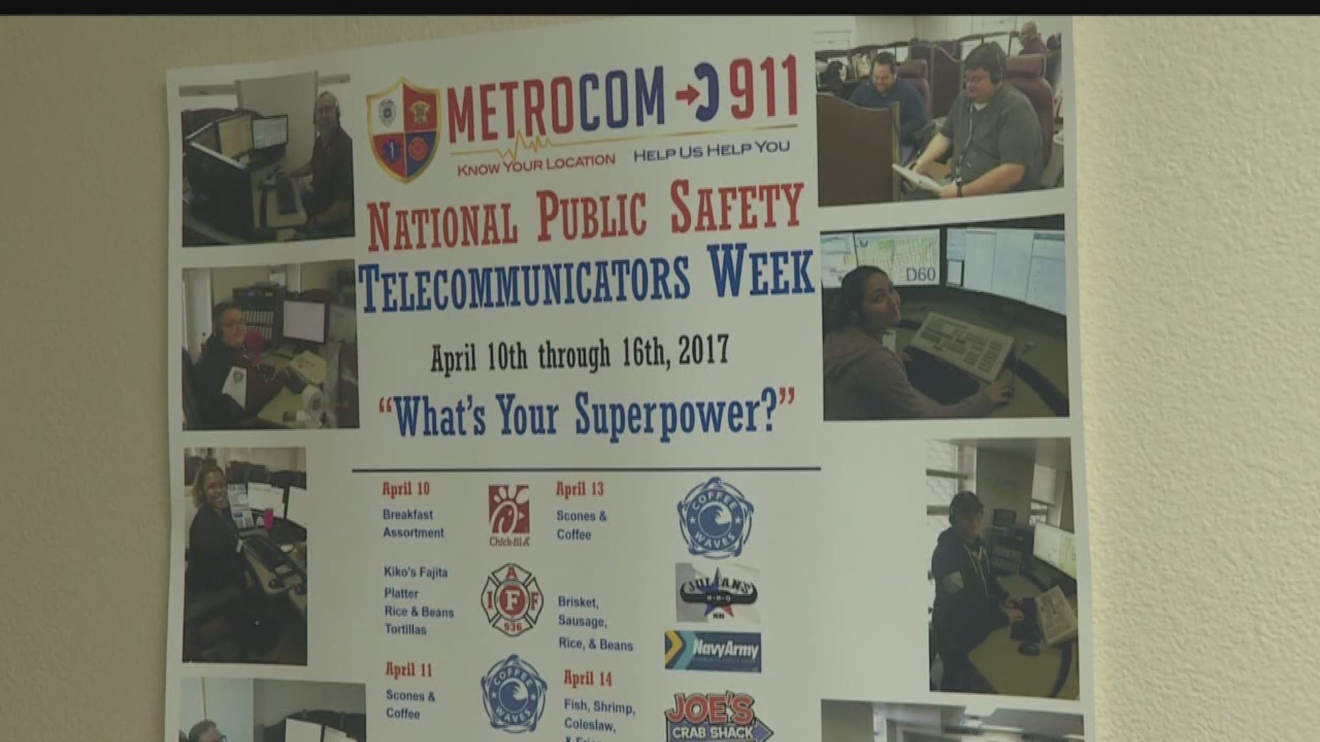 Dispatchers across the country are being applauded for their outstanding work.