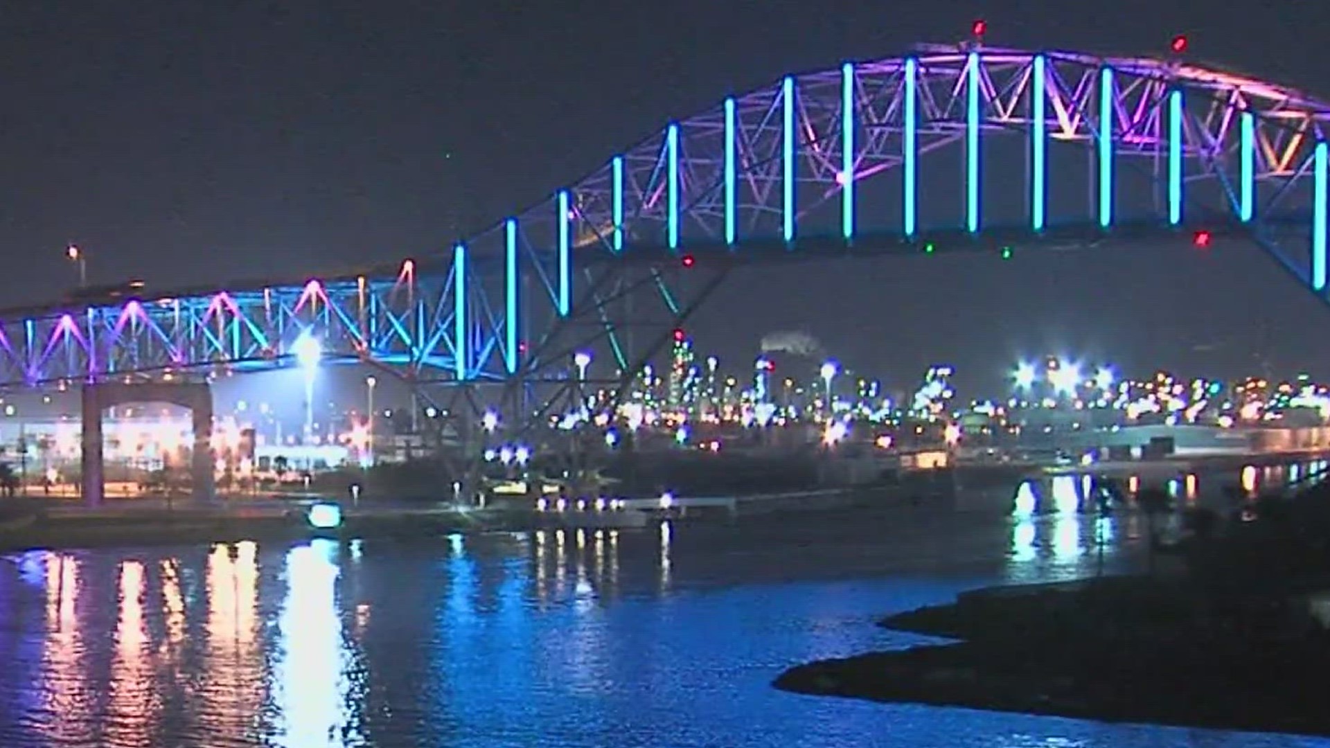 Lights previously illuminated the current Harbor Bridge for at least a decade. They will be added as part of the new Harbor Bridge Project.