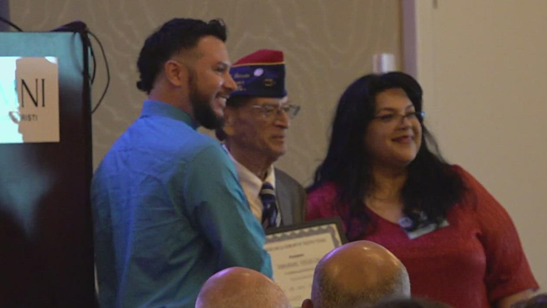 Wednesday night's event awarded 12 area high schoolers and three local veterans with scholarships as they continue their education.