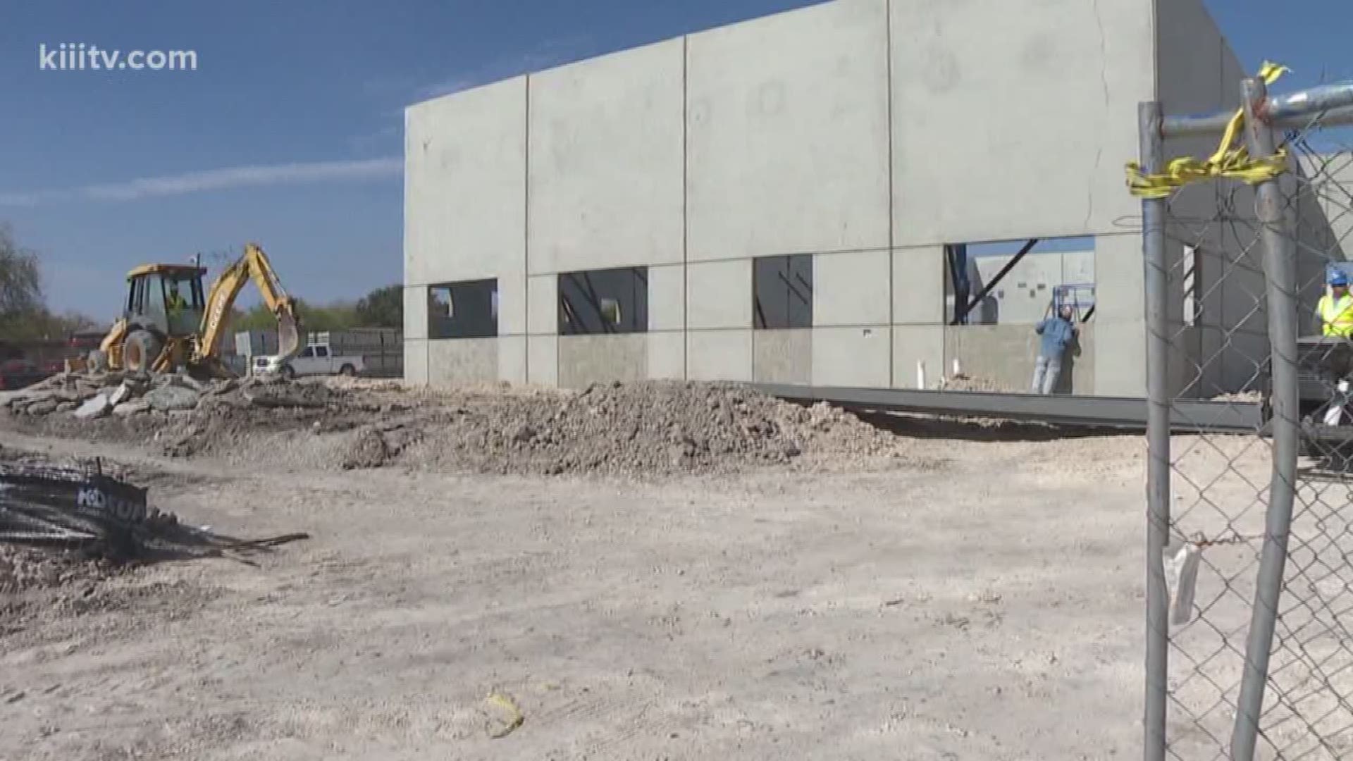 Construction is moving right along in Beeville on a new county jail that will be located right next to the current sheriff's office and jail.