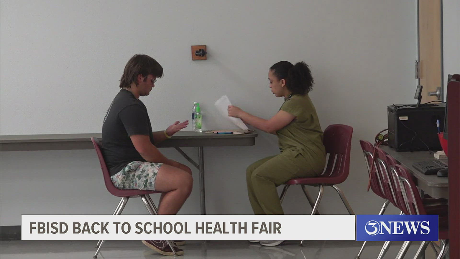 For almost a decade Nueces County has partnered with Flour Bluff High School to help students get free health services to get them ready for the new school year.