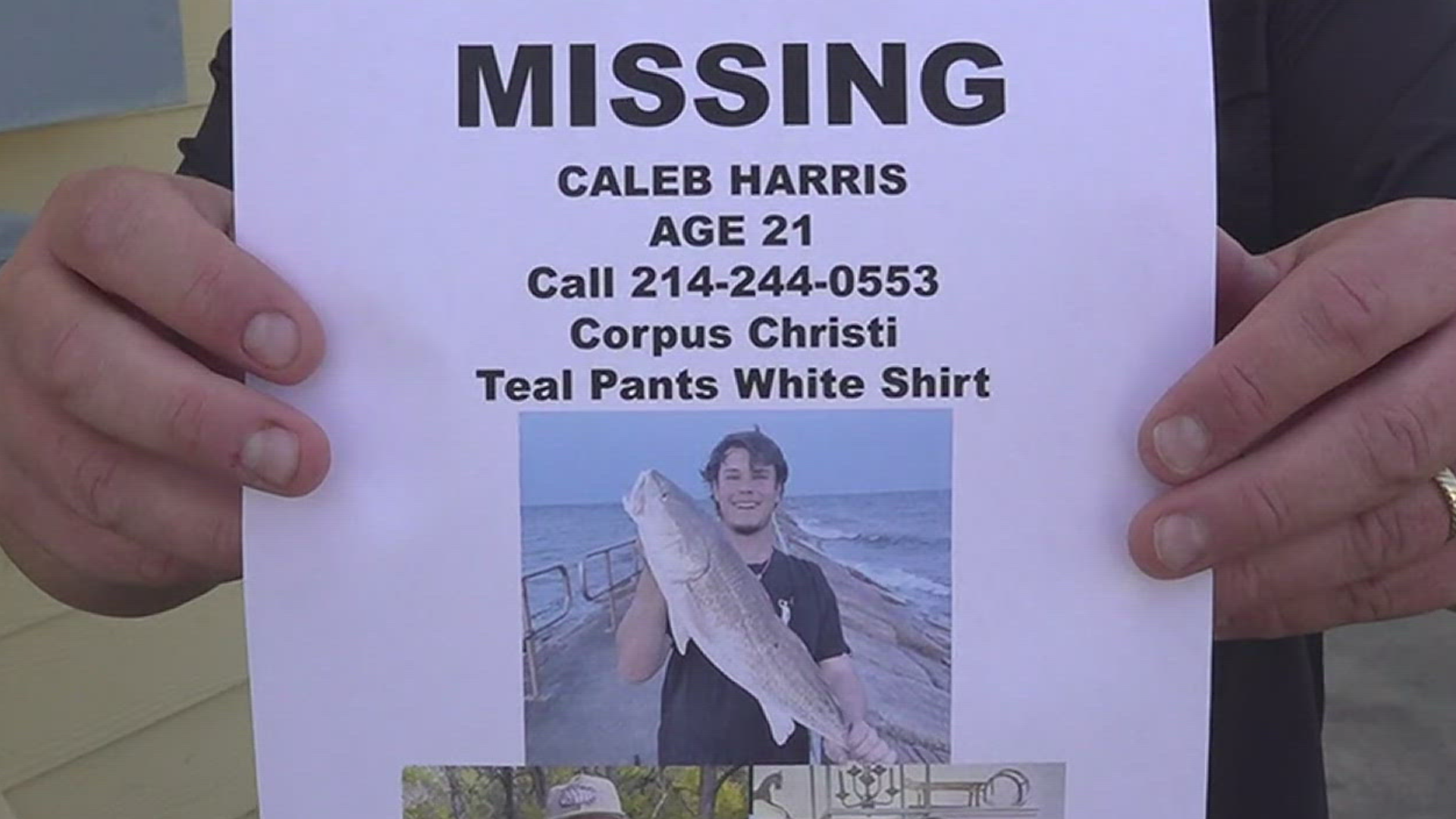 Harris was last seen at an off-campus apartment complex letting his dog out.