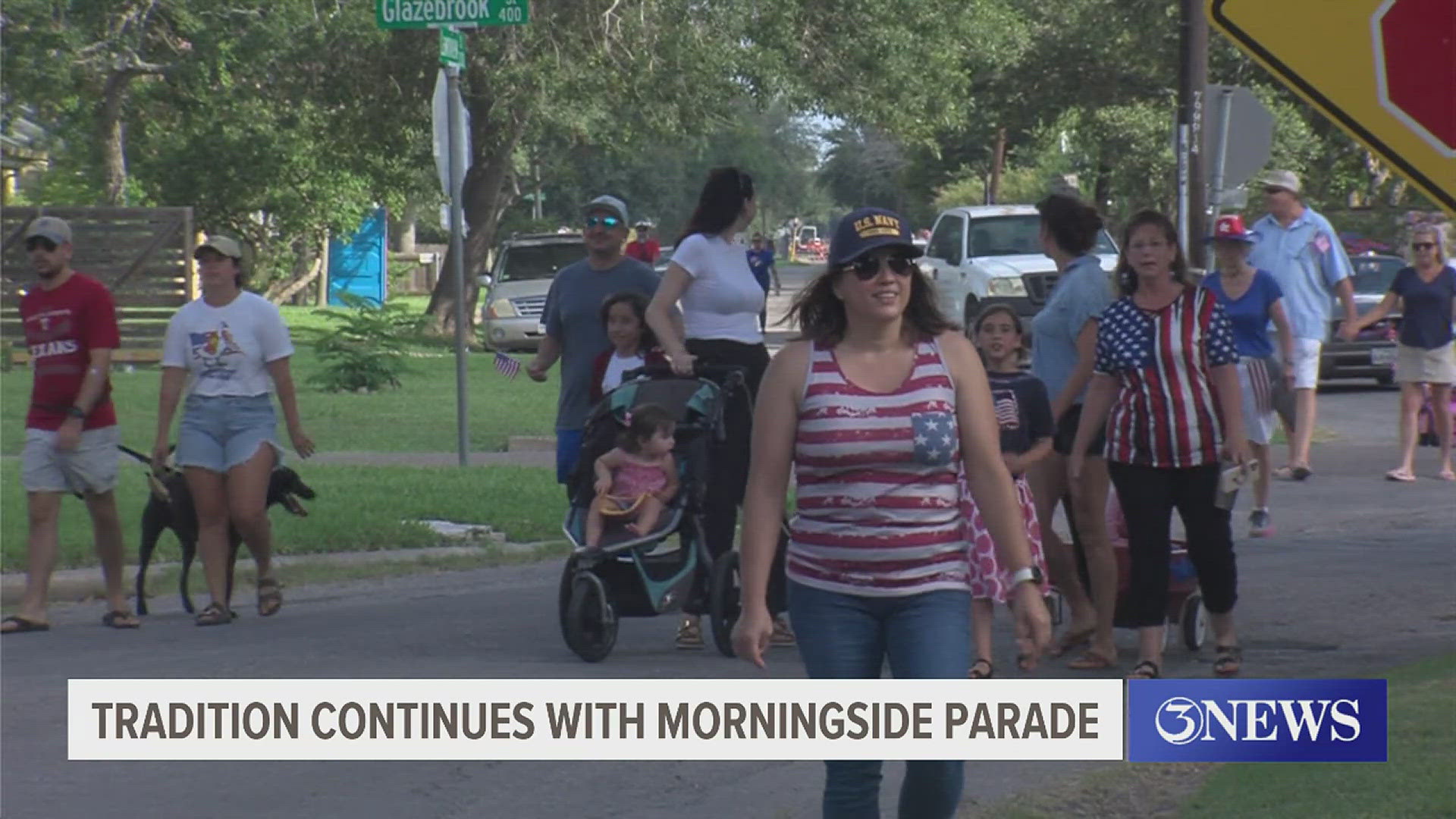 The residents have held the patriotic parade for 23 years!