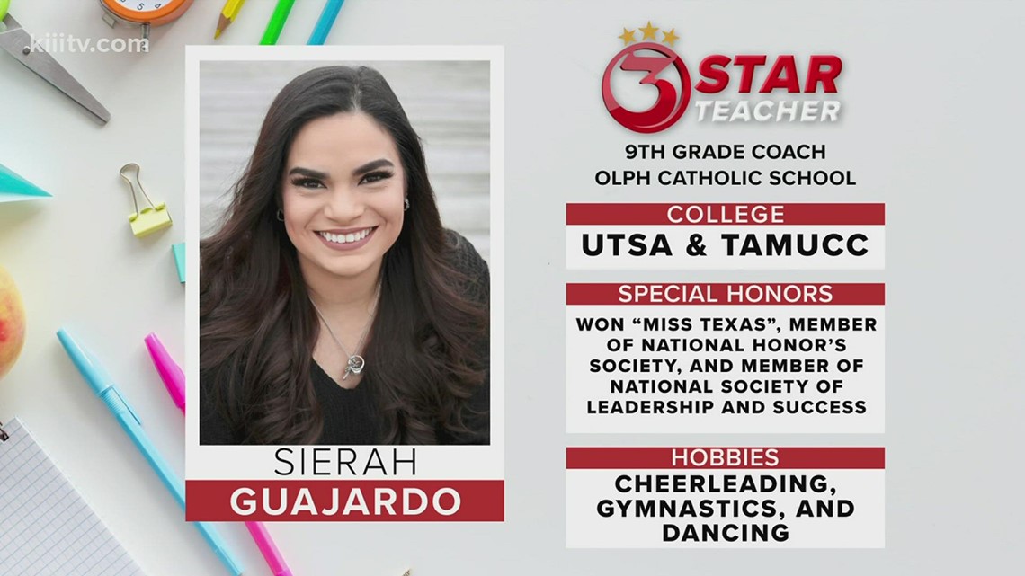 3Star Teacher: Sierah Guajardo