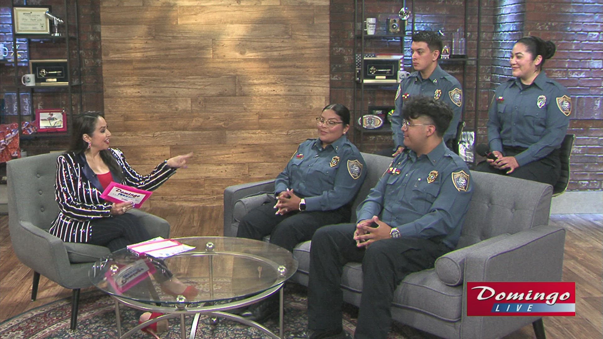 The CCPD Police Explorers Post #133 joined us on Domingo Live to share their experiences in the career program, as well as to invite other youth to join them.