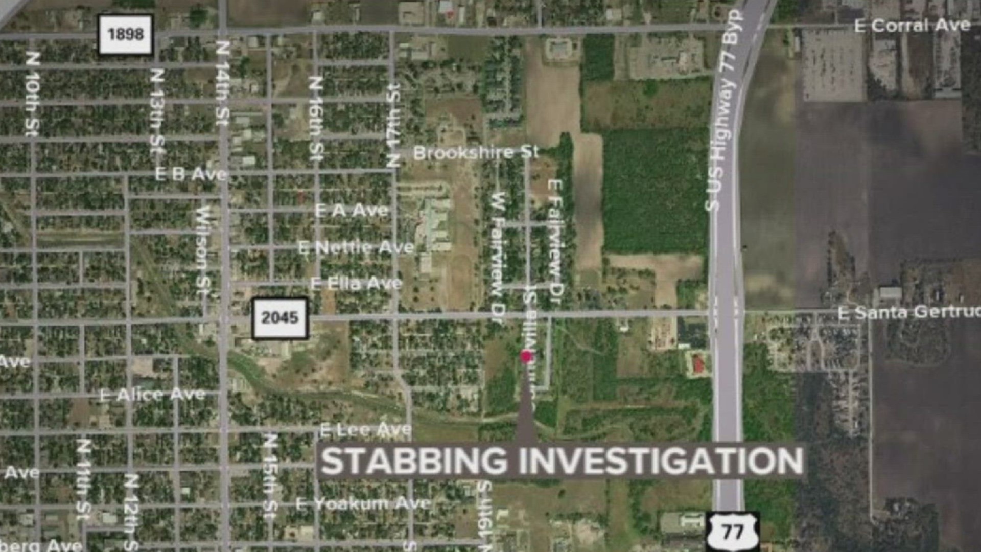 Police say they arrived to the Connell Villa housing complex Tuesday afternoon where they found the 21-year-old man who had been stabbed in the leg.