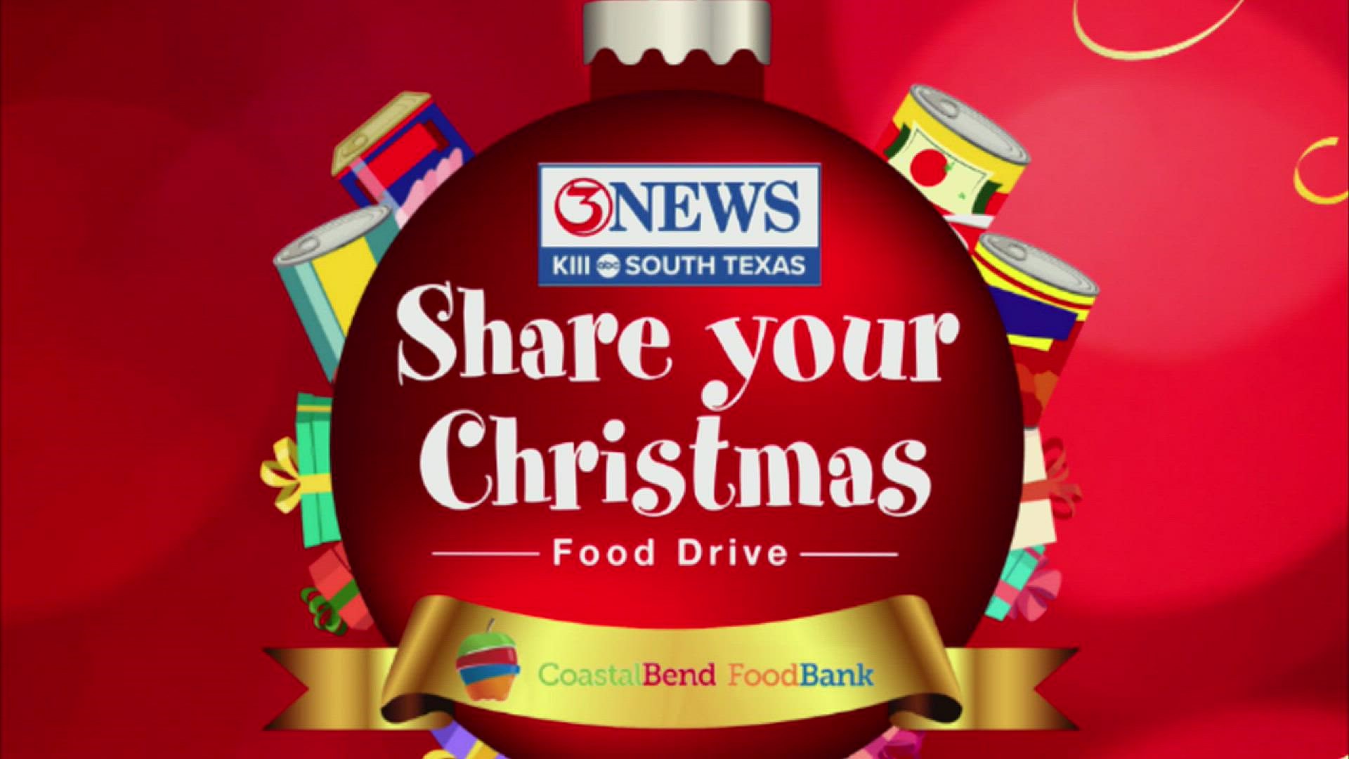 Executive Director of the Coastal Bend Food Bank Bea Hanson joined us live to share all the details of this year's Share Your Christmas food drive.