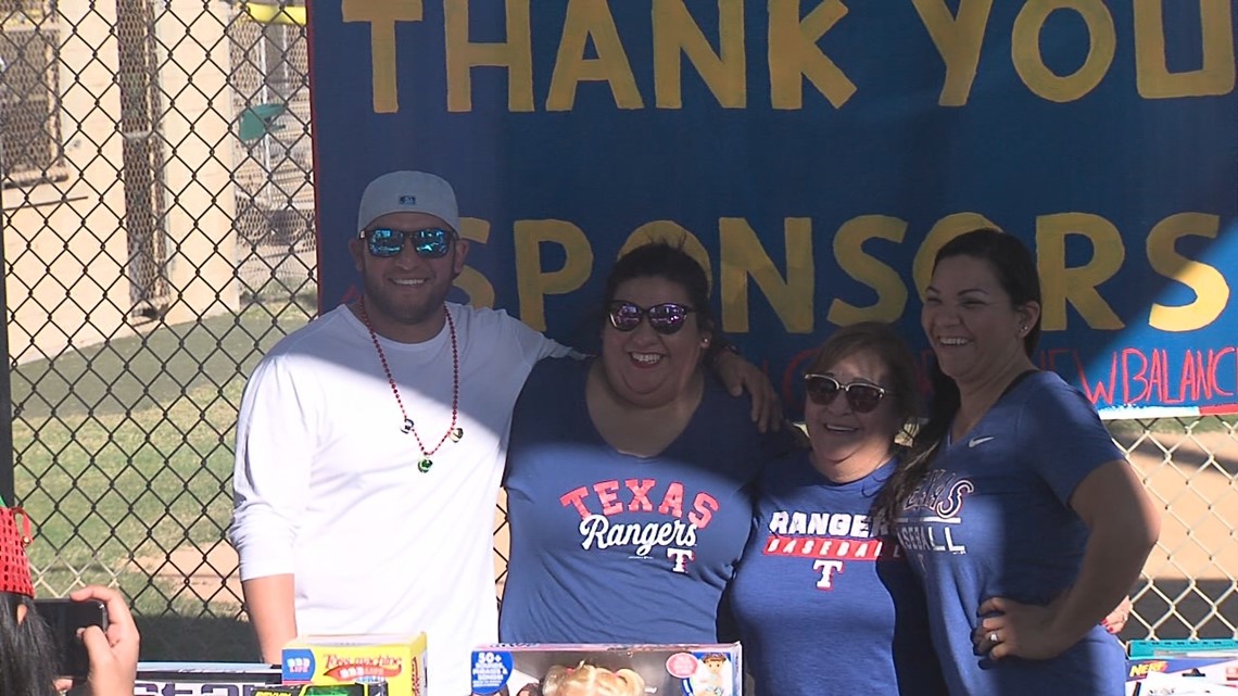 Texas Rangers' catcher Jose Trevino hosts 3rd annual toy drive