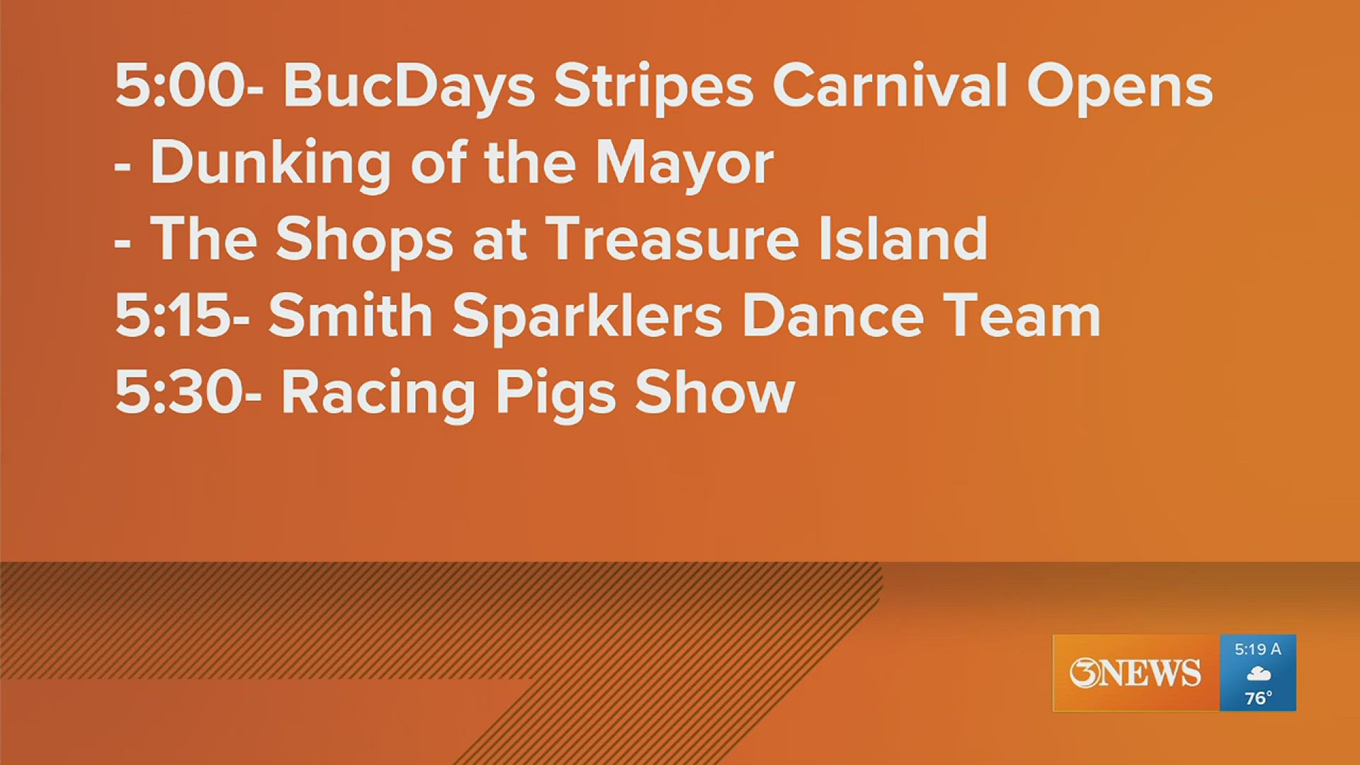 Buc Days 2023 is here! Here's Thursday's schedule