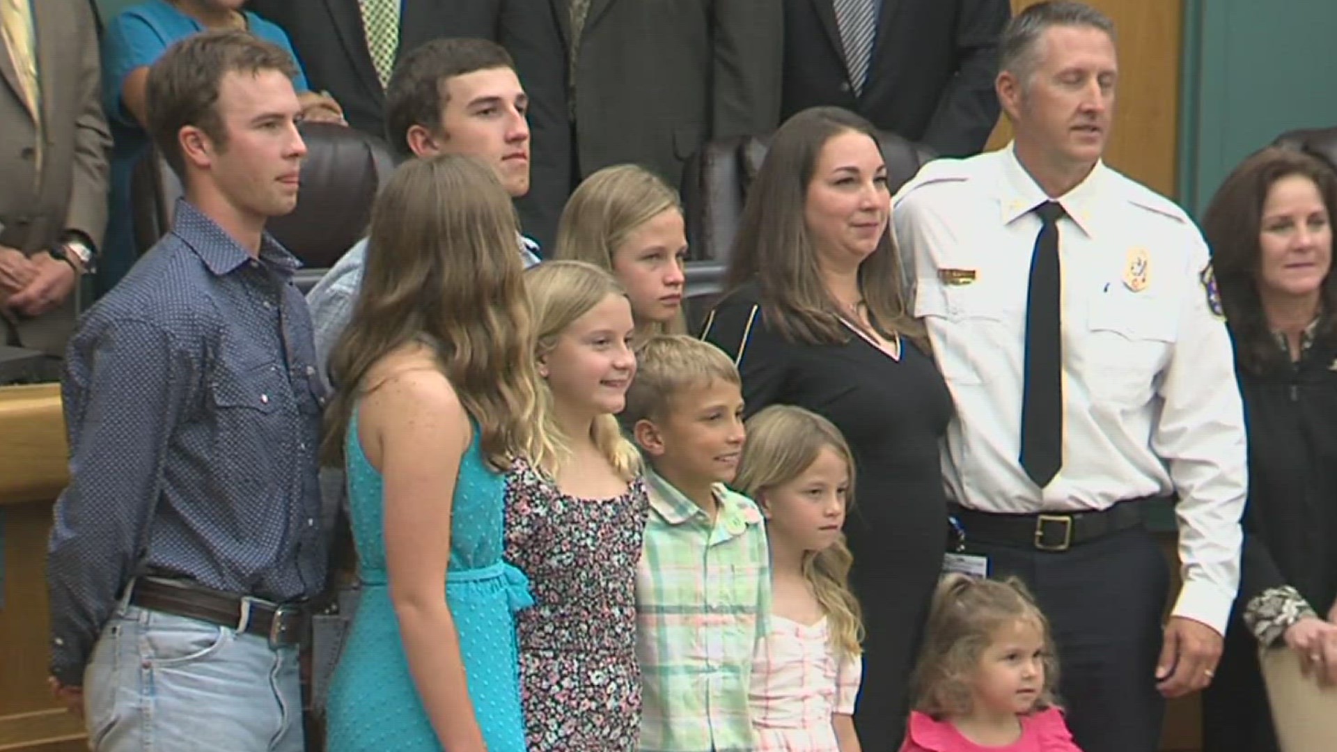 3NEWS spoke with the chief following his ceremony.