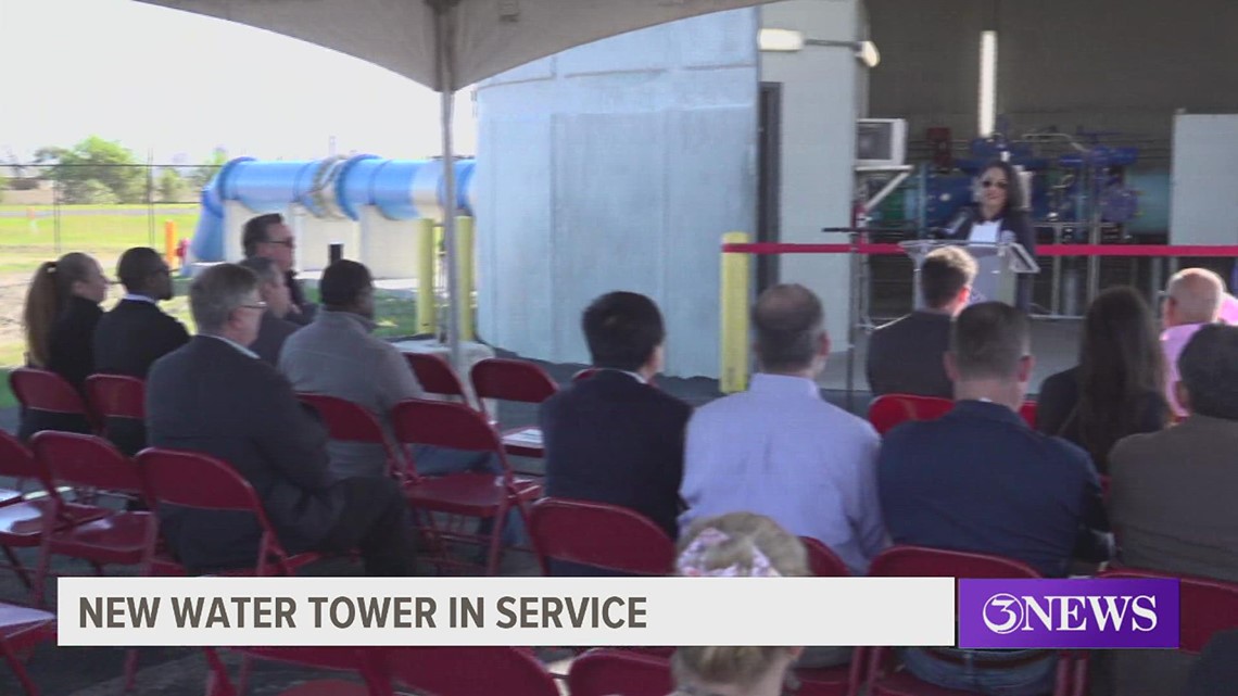 City of CC officially proclaims Rand Morgan water tower online - Vimarsana News