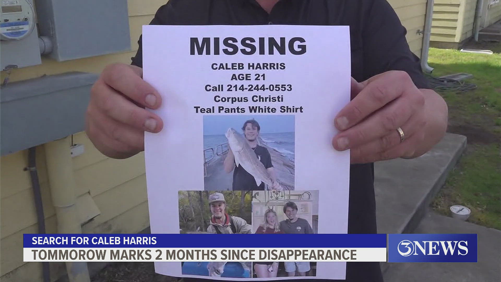 Caleb's father, Randy Harris, told 3NEWS the police investigation into his son's disappearance has not slowed with the Secret Service among those helping find Caleb.