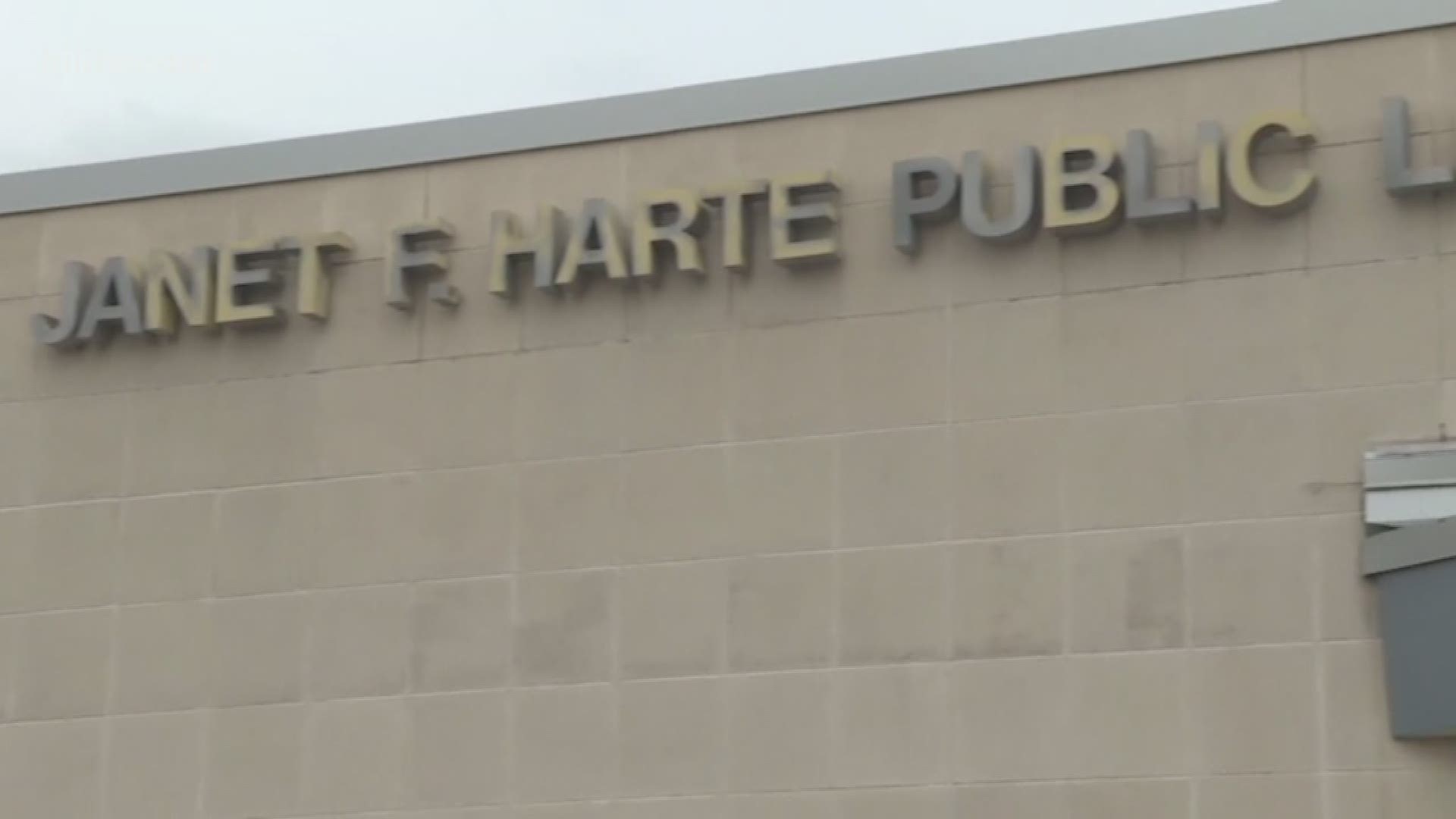 A Corpus Christi Girl Scout troop took to City Hall Tuesday to protest the operating hours of the Janet Harte Branch Public Library in Flour Bluff.
