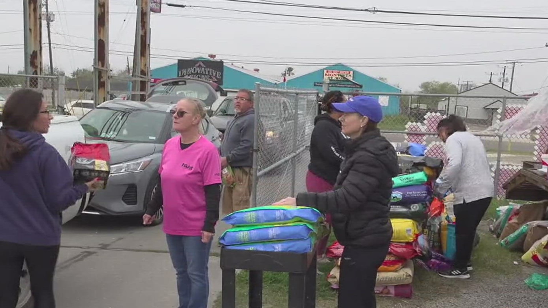 PAAC officials said they were able to have the food drive through a partnership with the company, "Chewy," and the National Humane Society.