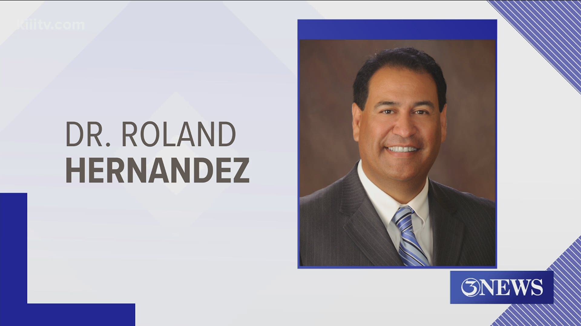 Dr. Roland Hernandez was recently named Region Two 2020 Superintendent of the Year.