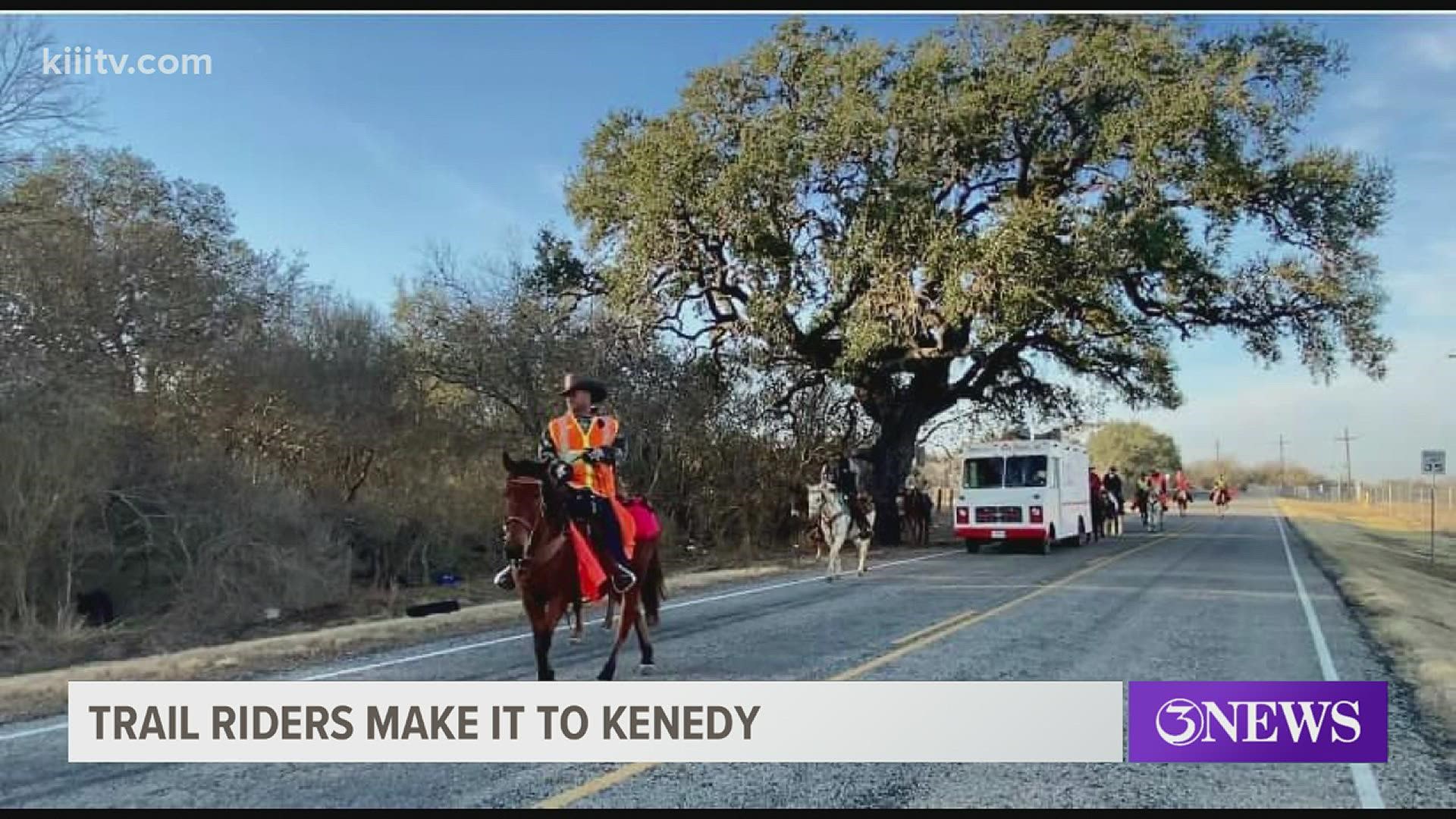 The South Texas trail riders are well on their way to San Antonio, keeping up an amazing tradition. And preparations are well underway for when they arrive.