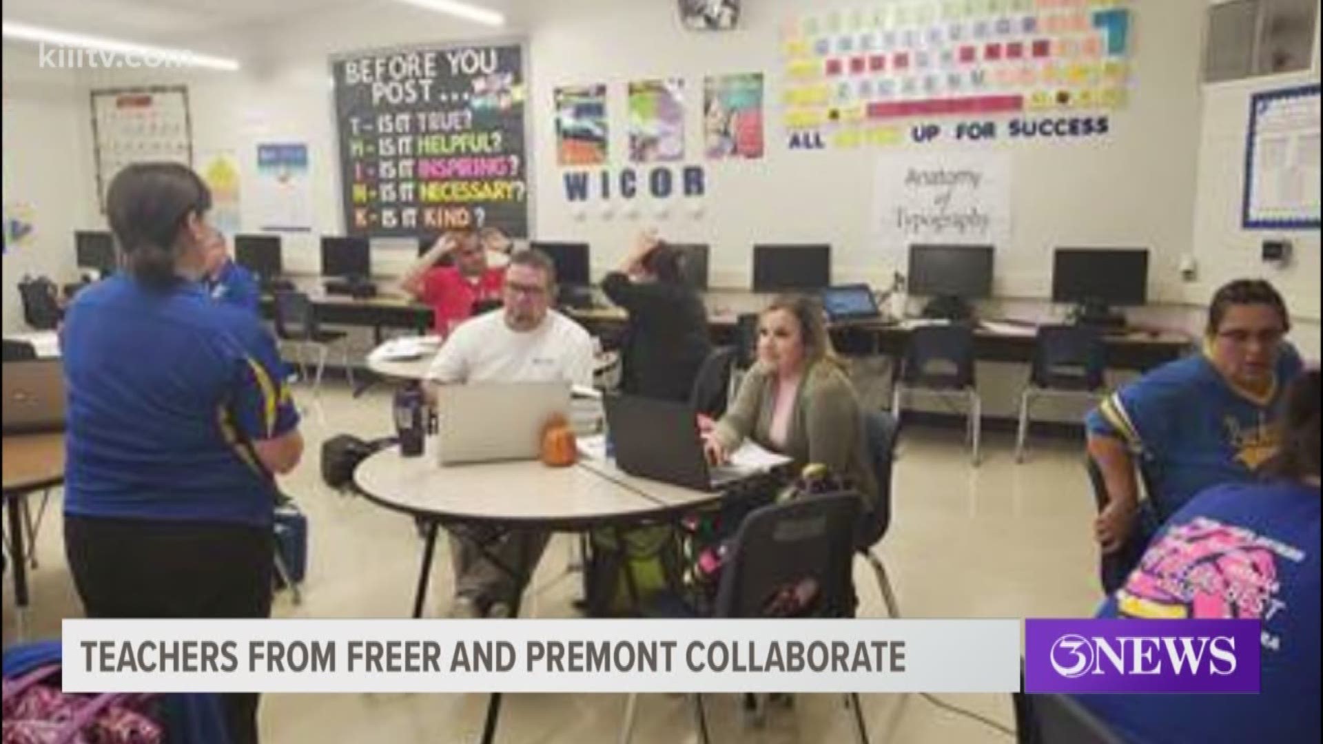 In a school district of only 800 students, the teachers of Freer ISD don't have as many peers to get feedback from, but that changed on Monday.