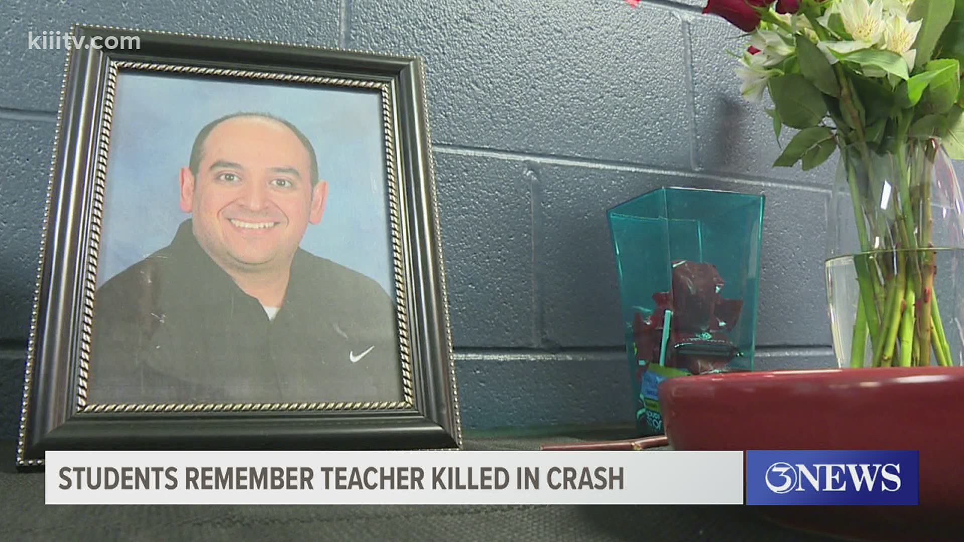 The victim was identified as Richard Luna, a teacher from Dr. M.L. Garza-Gonzalez Charter School.