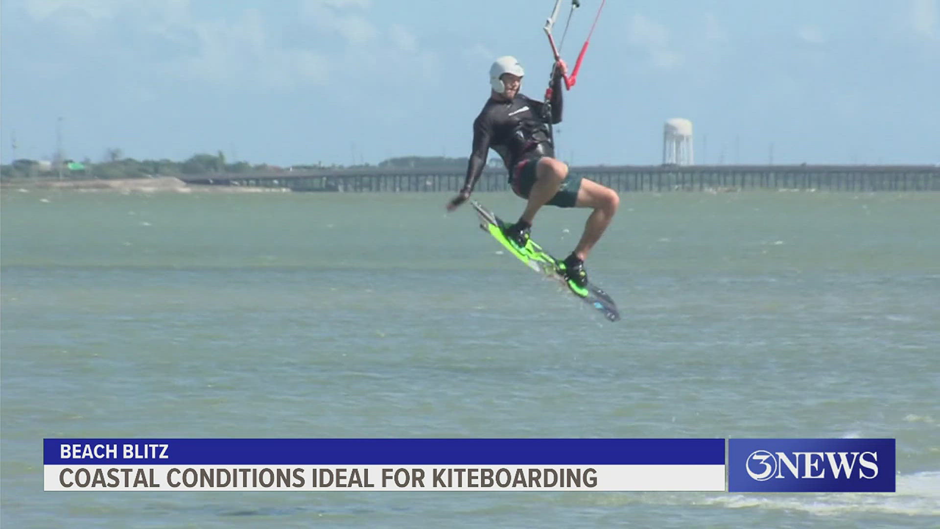 One kiteboarder has experience doing it around the world, and said many move to Corpus Christi because of the ideal conditions here for it.