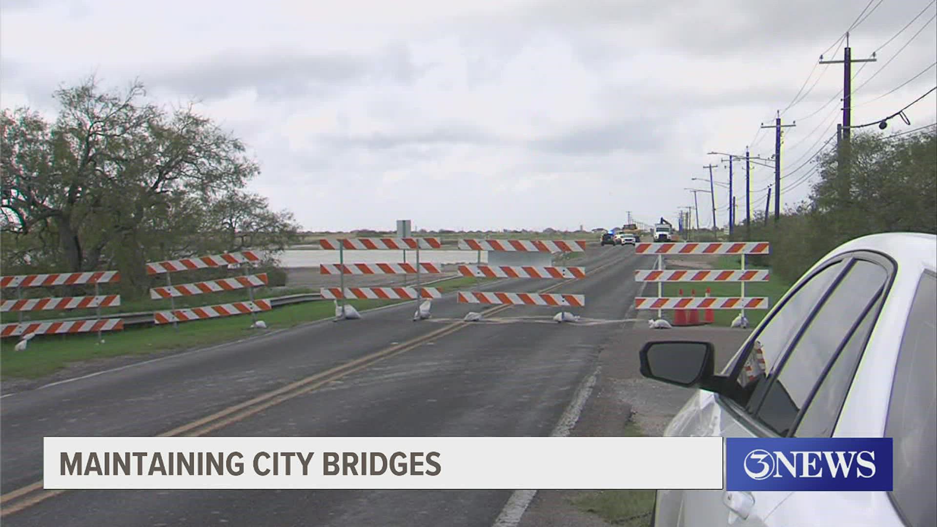 3NEWS' Bill Churchwell was able to city officials regarding bridge maintenance.