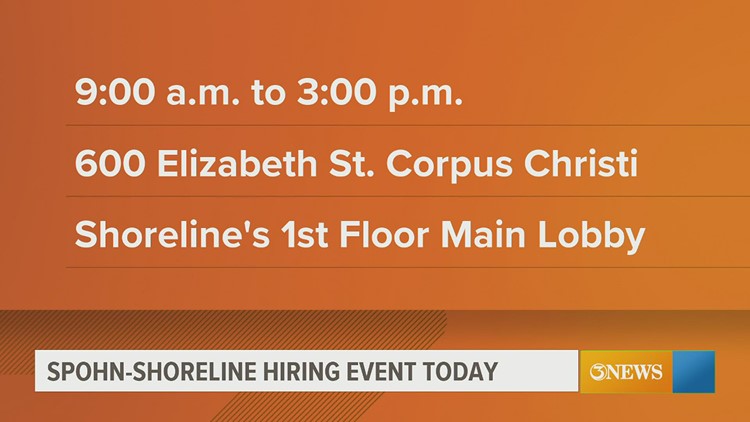 Spohn Shoreline will be hosting a hiring event