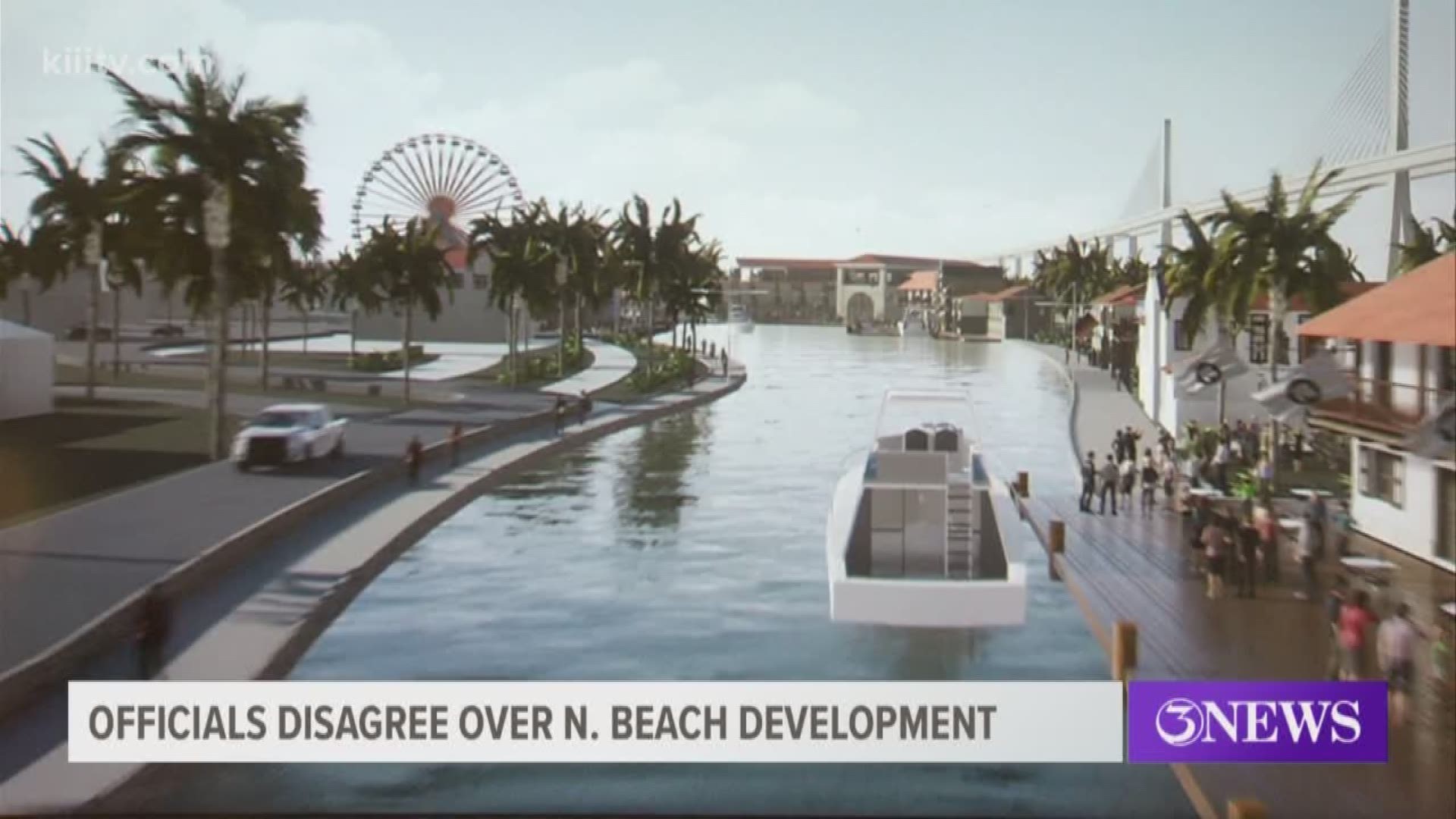 City and county leaders were at odds with each other during a meeting Tuesday to discuss the North Beach canal project.