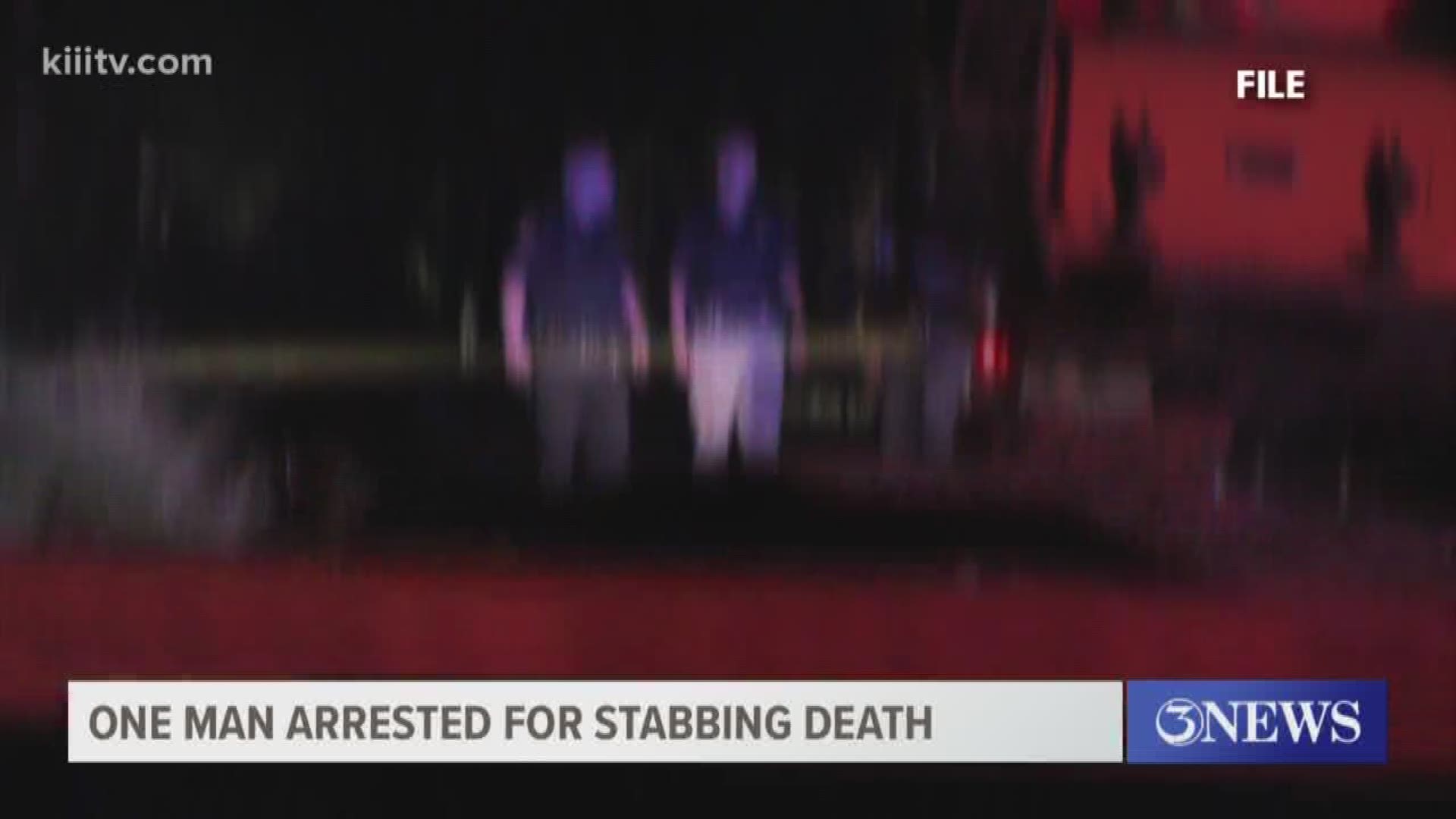 Corpus Christi police have arrested a man for his involvement in a stabbing homicide that happened late Thursday night.