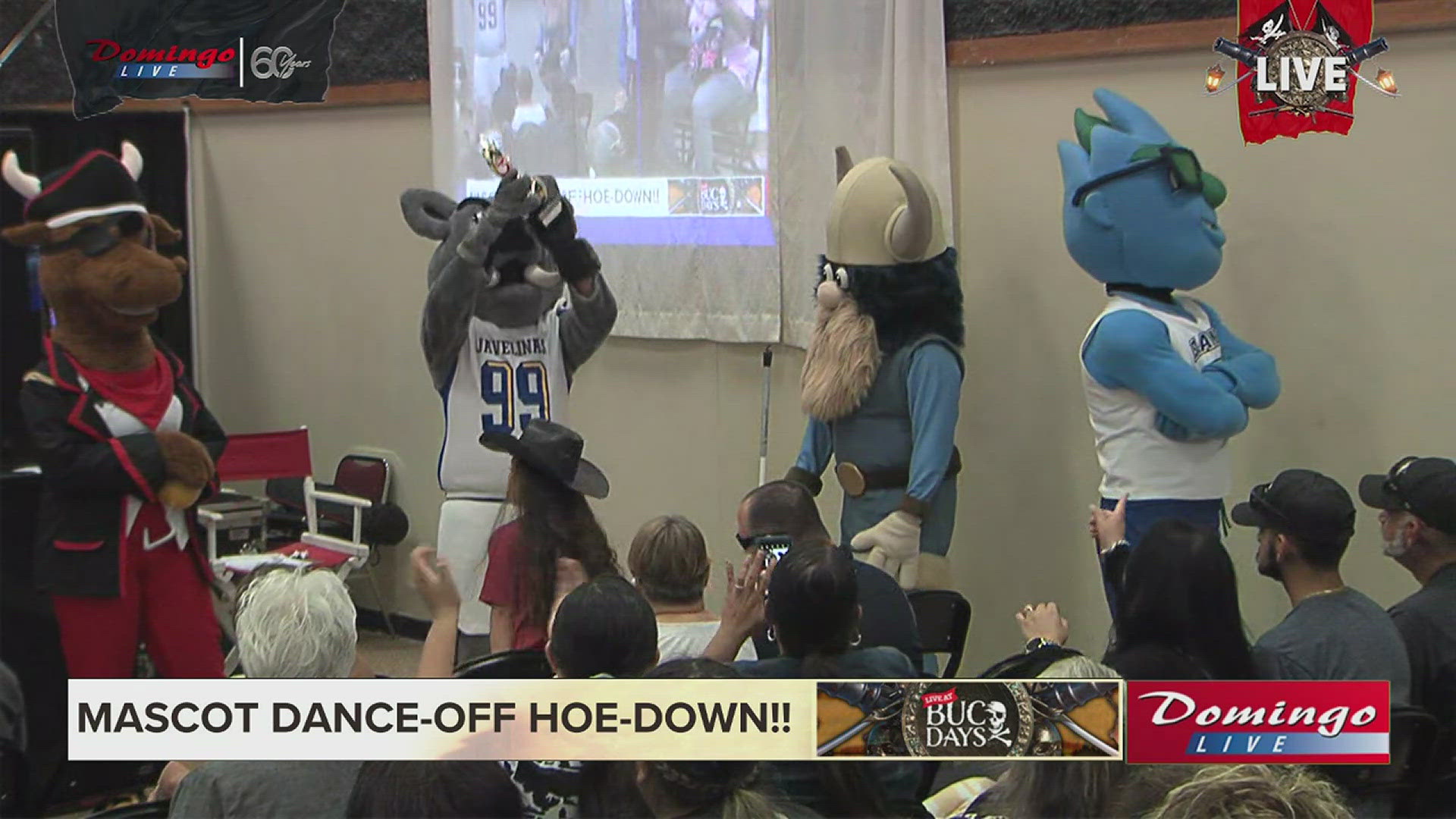 The A&M-Kingsville mascot had quite the fan club in attendance.