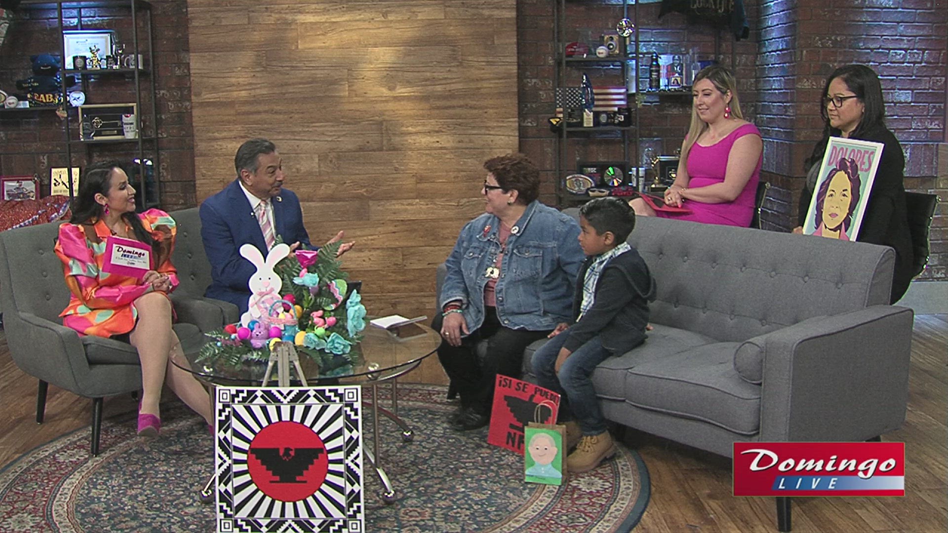 Dr. Nancy Vera, Gisell Orozco and Windsor Park 1st grader Julian joined us on Domingo Live to invite the public to join them for the 23rd Annual Cesar Chavez Marcha.