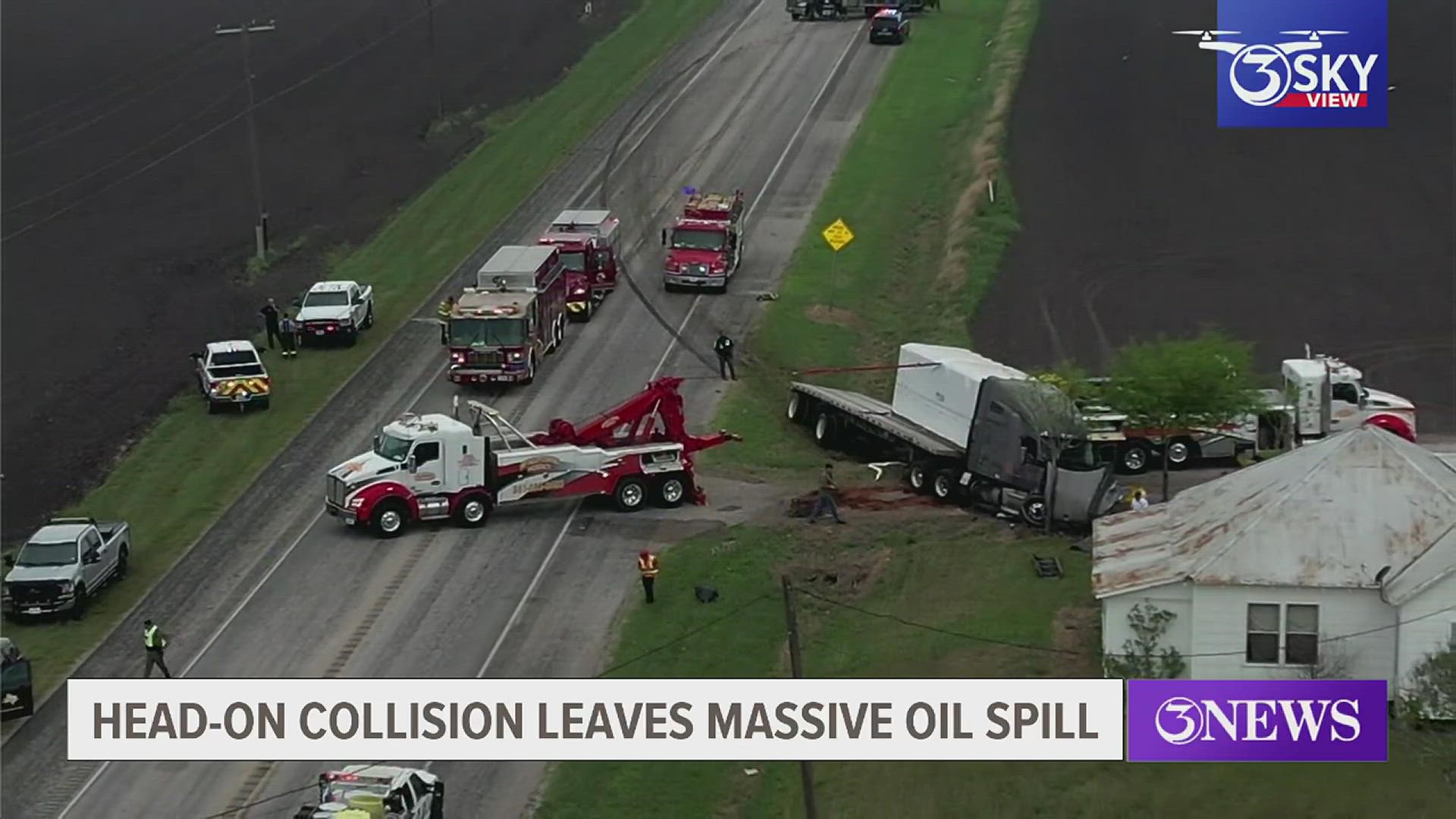 One Hospitalized After Major Crash Involving Tractor Trailer Which Shut Down Portion Of Fm 665 7003