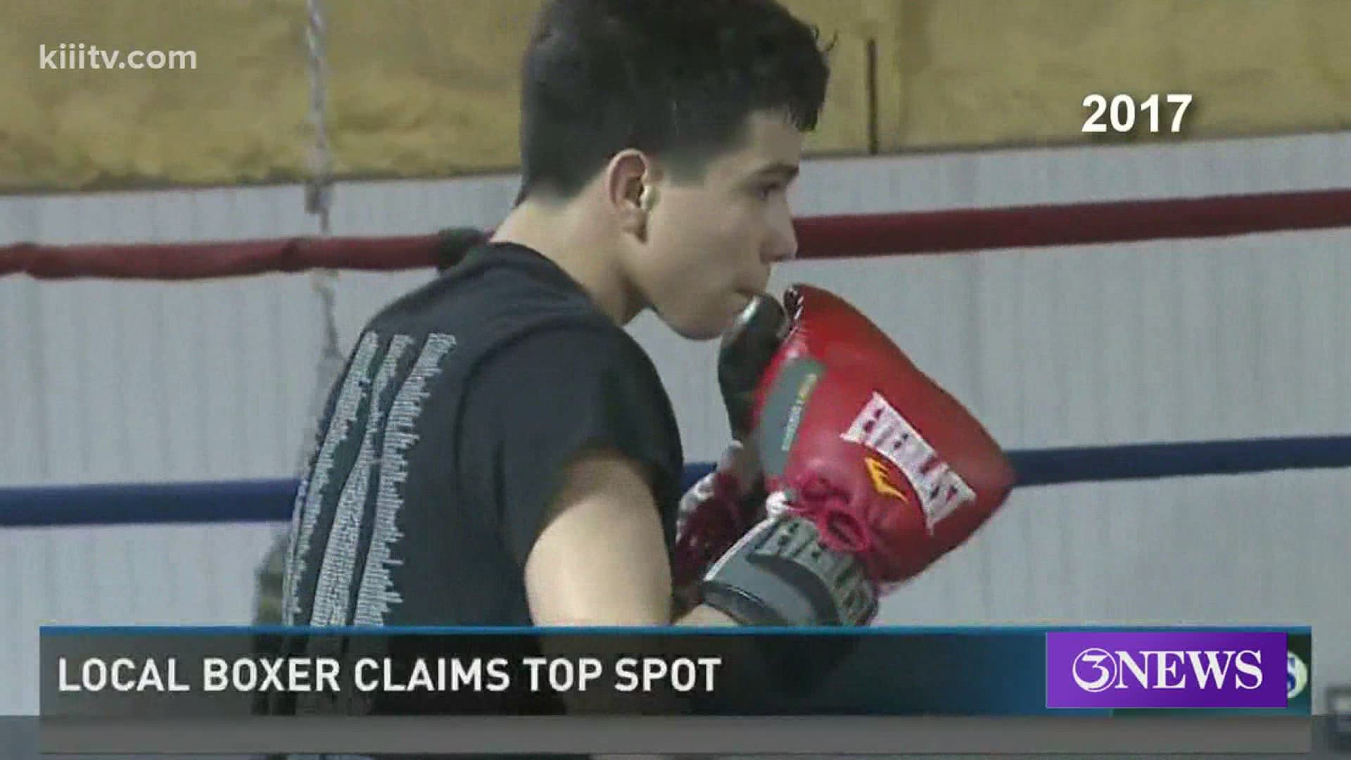 18-year-old Xavier Nunez from Ingleside has been boxing since he was three years old.