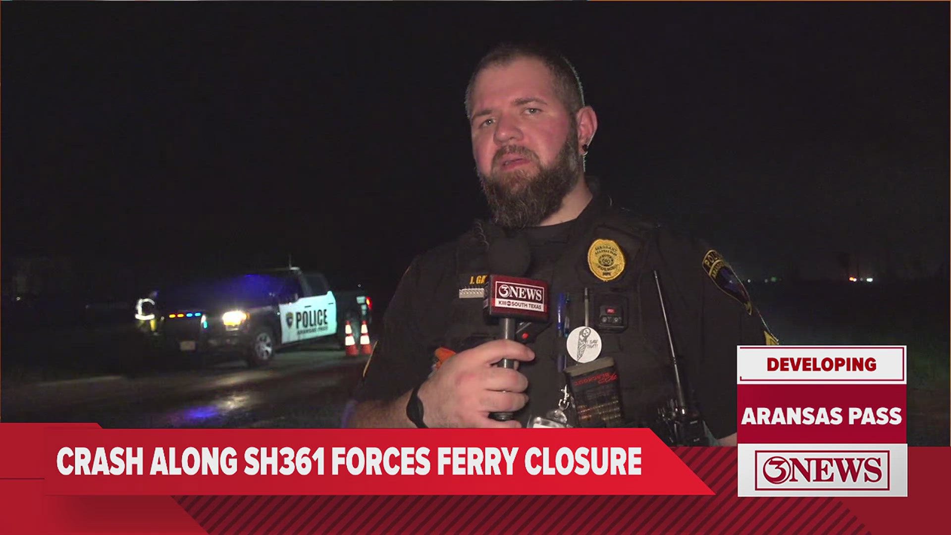 Ferry closed due to crash 