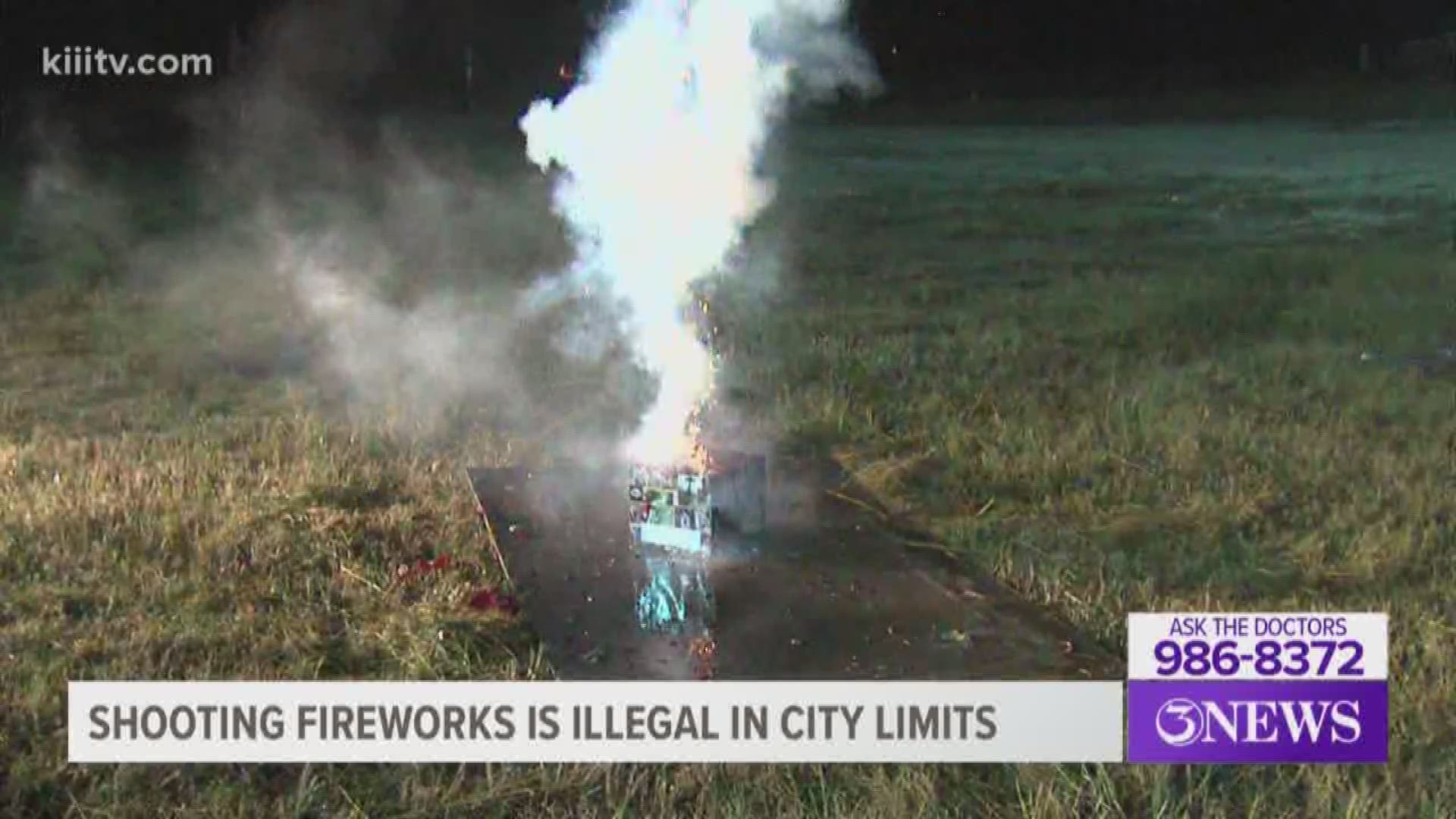 Fourth of July celebrations are less than 24 hours away but before you go and set off those fireworks, the Corpus Christi Fire Department wants to remind you that you cannot set them on in city limits.