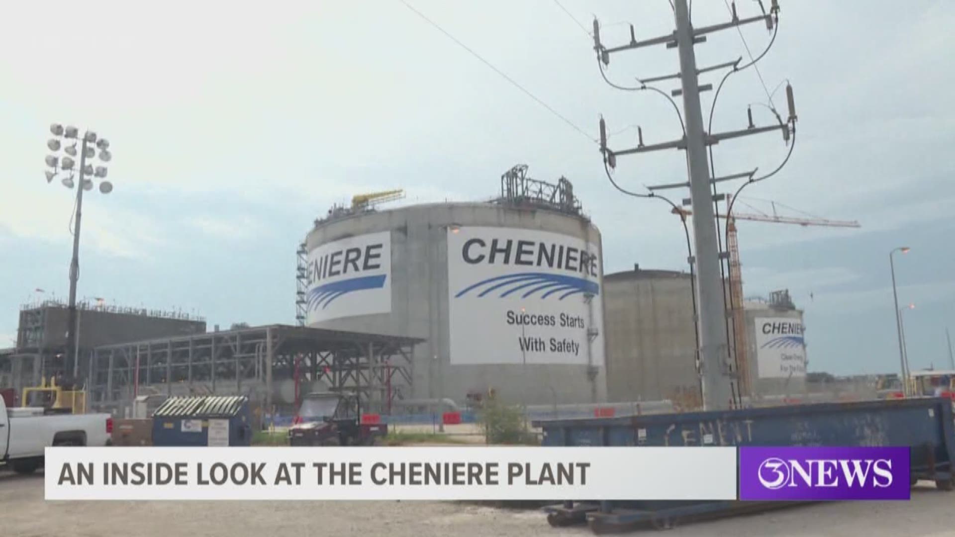 The Cheniere liquefaction plant in Gregory celebrated another milestone Tuesday when its second liquified natural gas production unit officially went online.