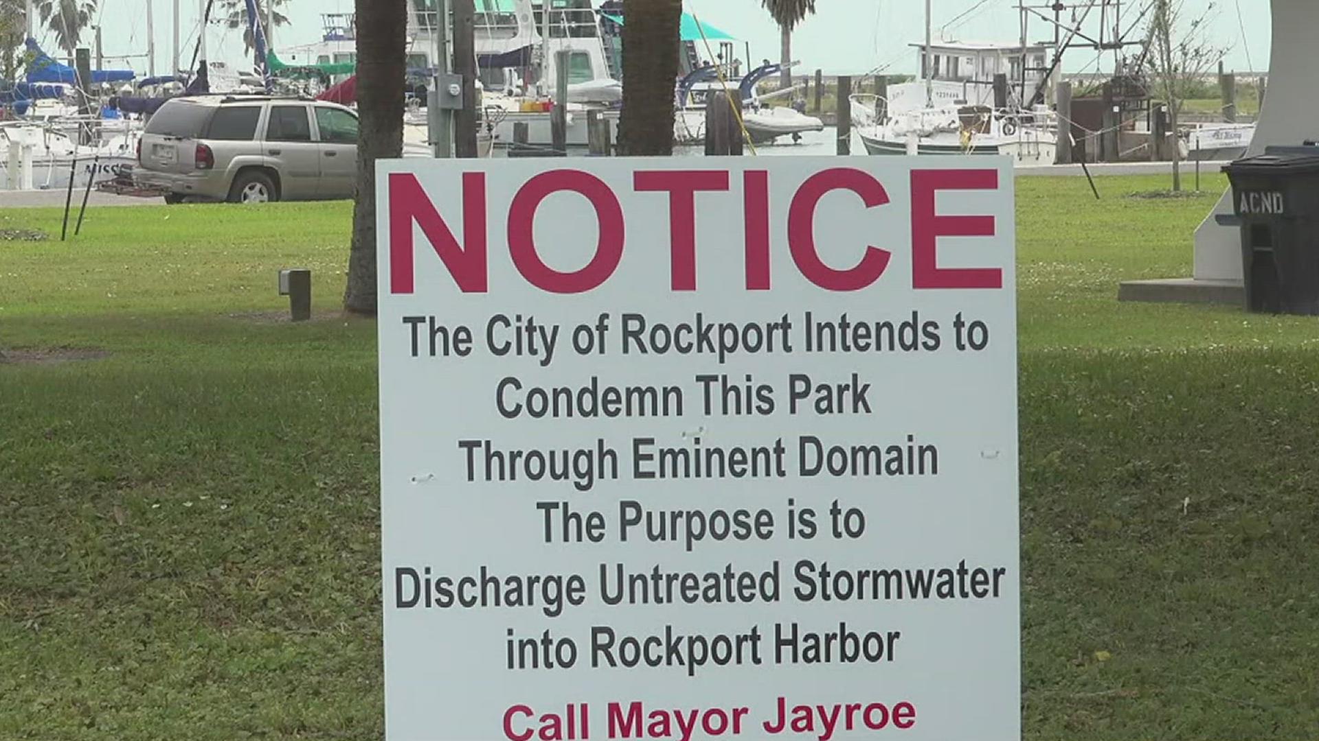 Residents and business owners are concerned that the new project will drive polluted storm water directly into the harbor.