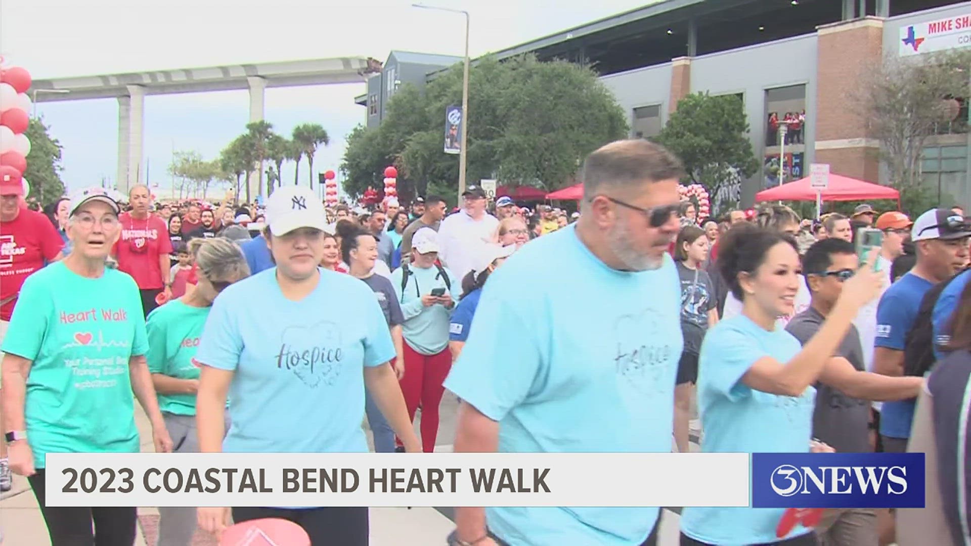 The annual walk is held to spread awareness of heart disease and encourage better health.