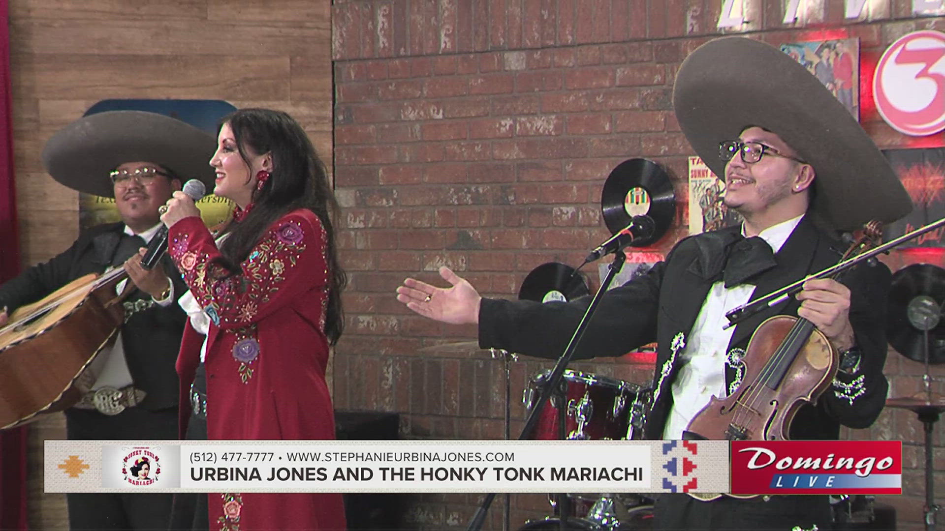 Urbina Jones and the Honky Tonk Mariachi joined us on Domingo Live to perform their song "La Reina de los Angeles."