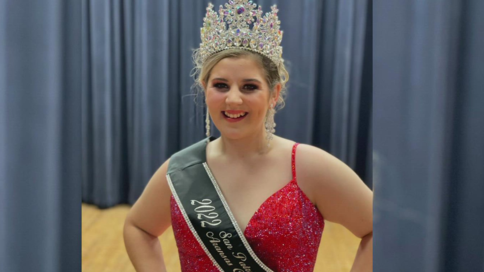 Meet Torri McClellen! She was crowned as this year's queen. She is a senior at Odem High School, and this is her last year participating in the livestock show.