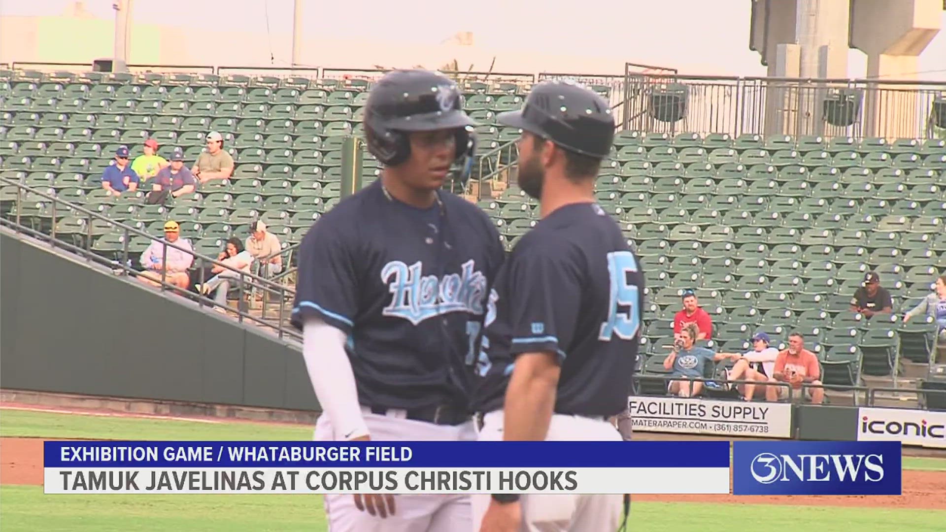The Hooks now turn their sights to Opening Day later this week while the Javelinas return to conference play.