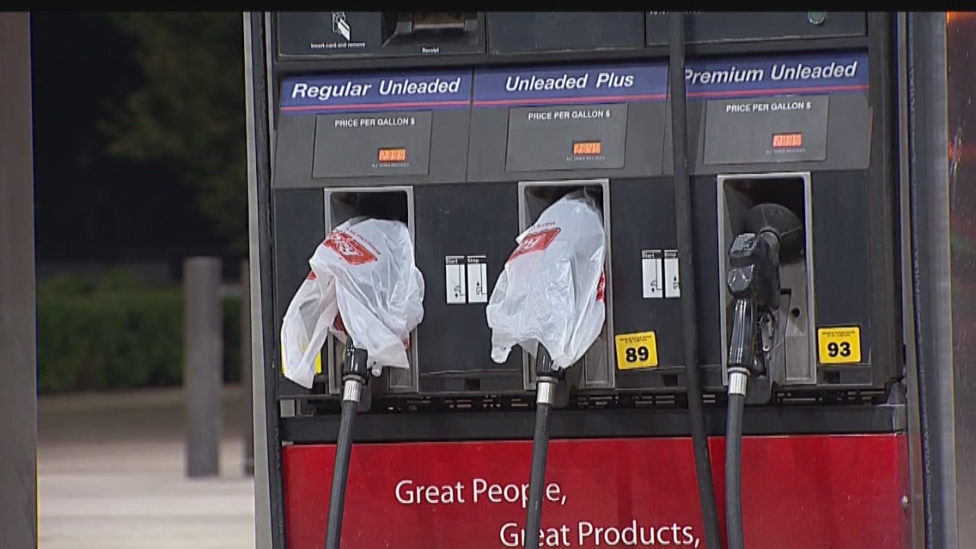 Rumors of gas shortages have caused motorist to flock to area gas stations. 