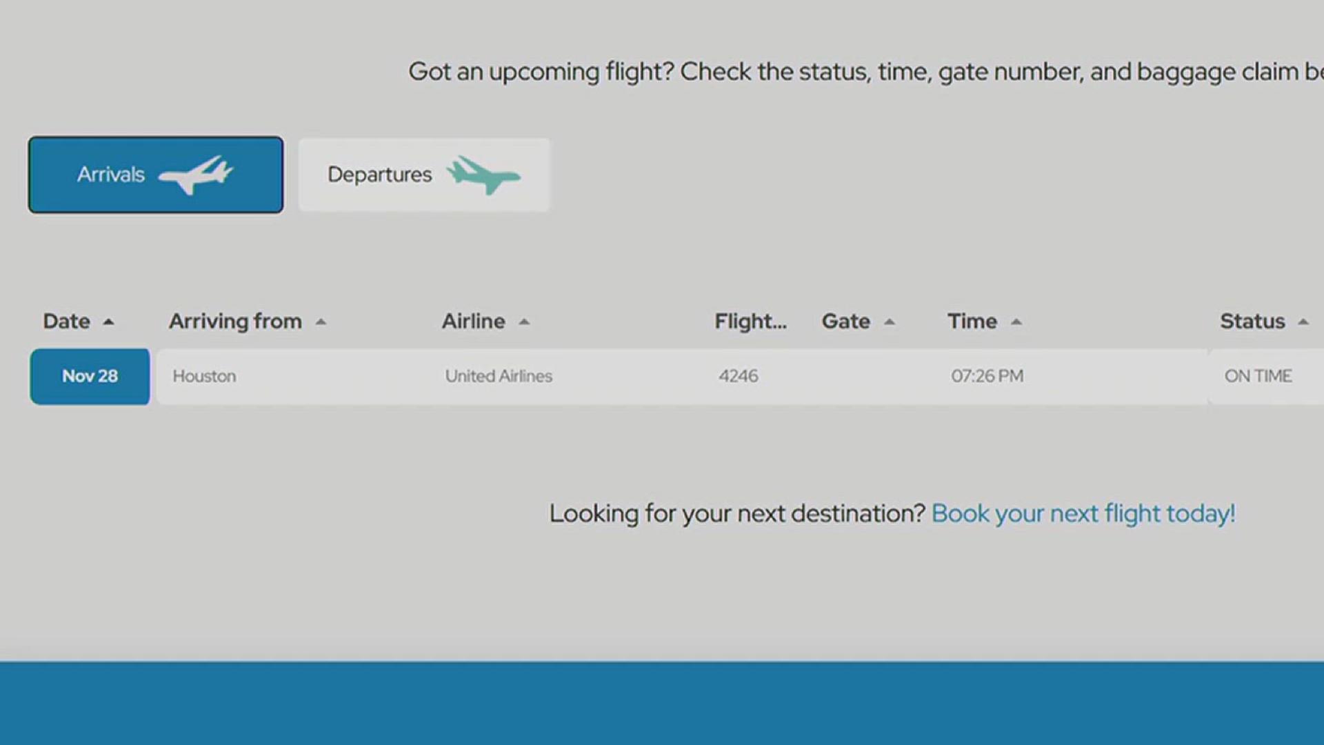 You can visit the Corpus Christi International Airport's website to check on potential delays as travel is expected to pick up over the weekend. 