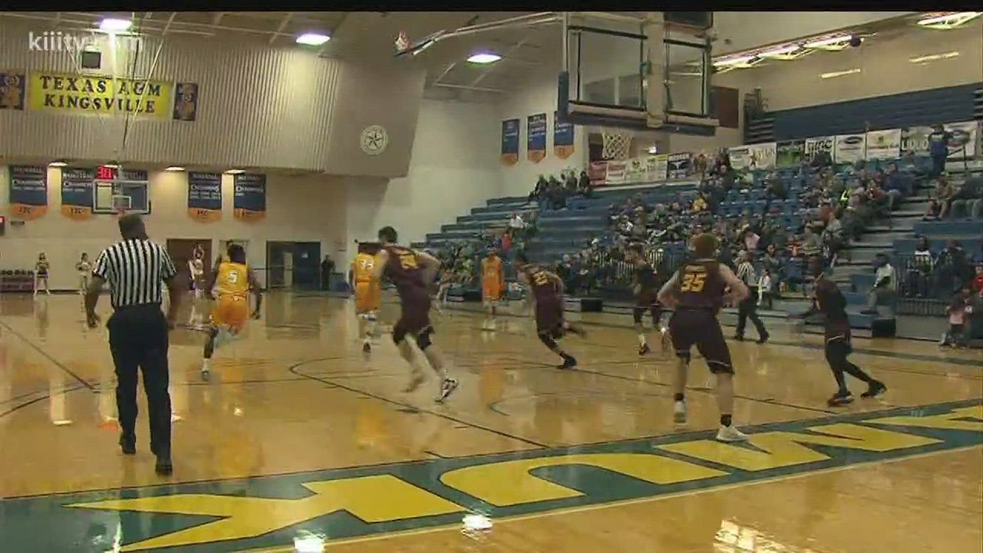 Texas A&M-Kingsville men's basketball dropped it's third consecutive game with the 72-68 loss to Midwestern State.