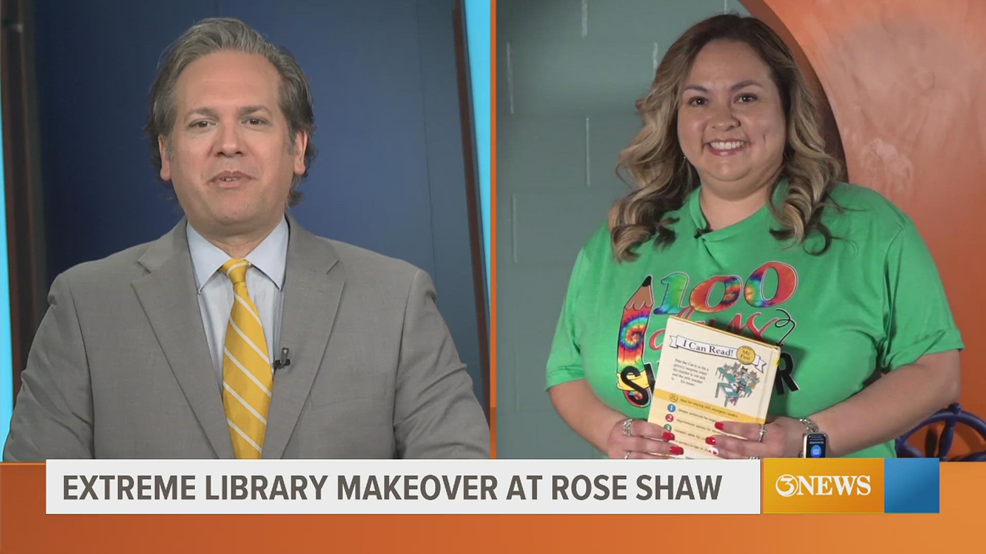 Rose Shaw Elementary School Principal Christine Bernal joined us live with details on the improvements to their library.