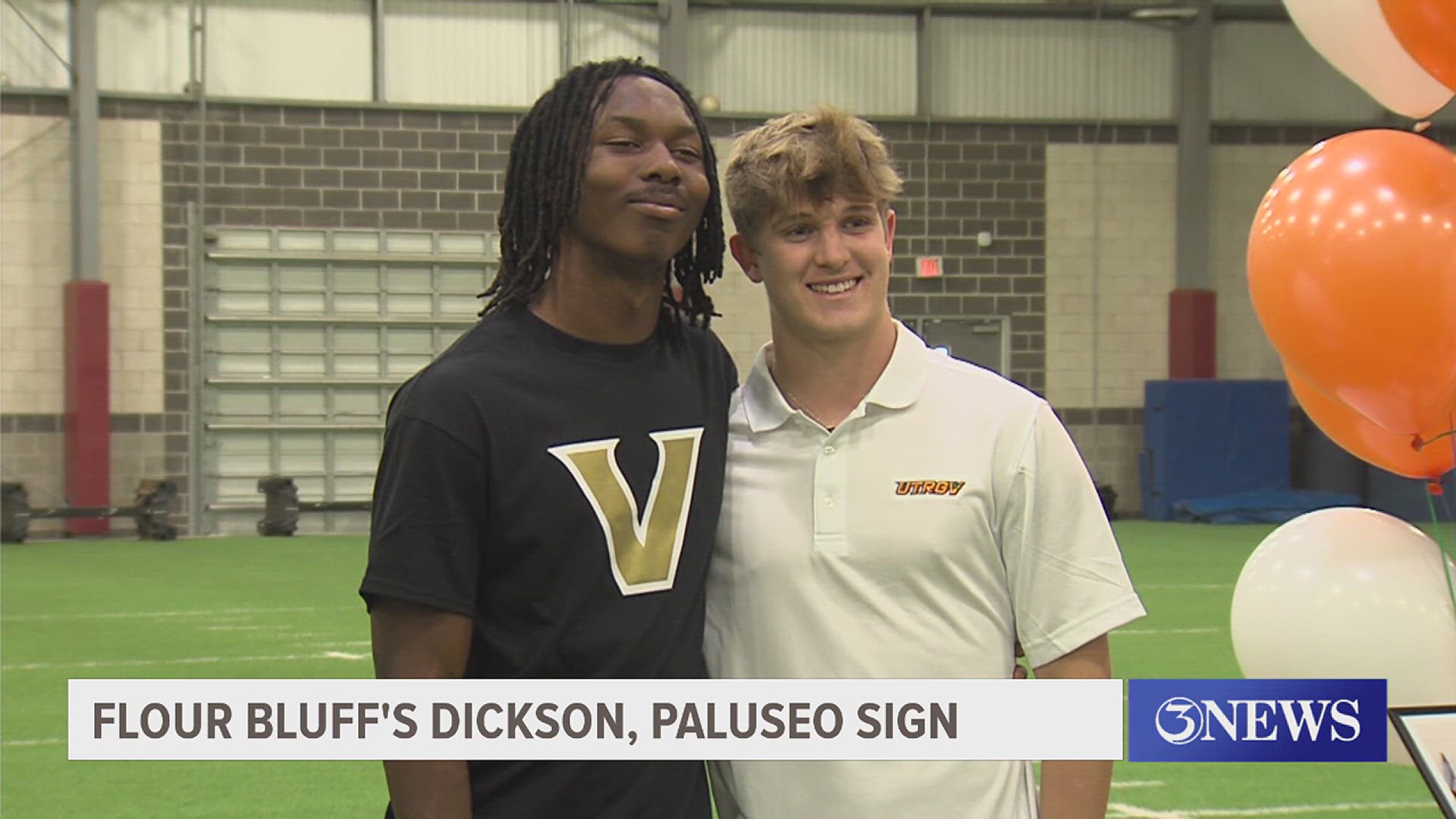 Both the Hornets and Badgers had athletes signing with UTRGV and Flour Bluff also had Cameran Dickson signing with Vanderbilt. 